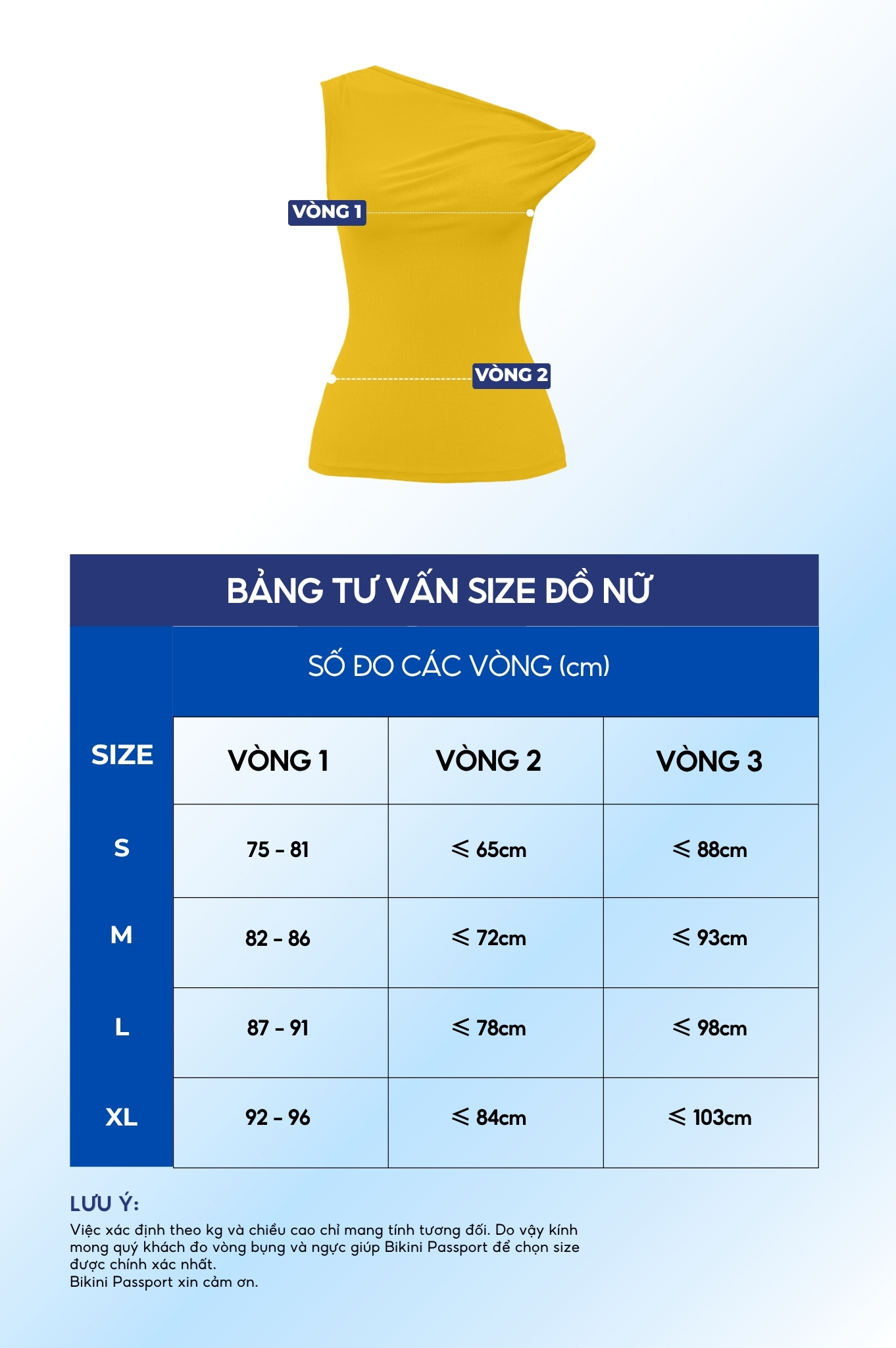 Áo xoắn trễ vai Thun gân dẻo - Vàng