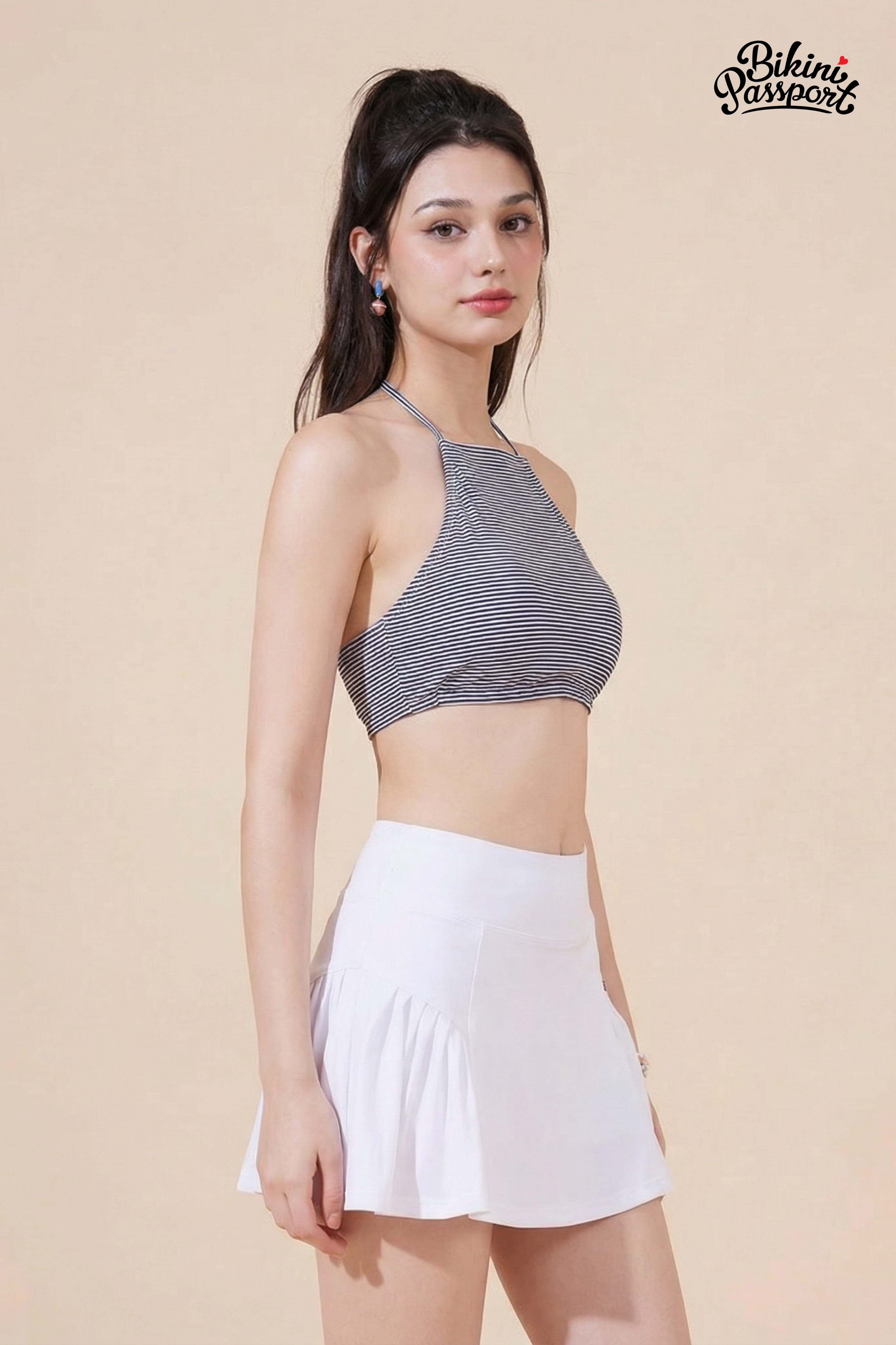Áo yếm lẻ - Kẻ sọc