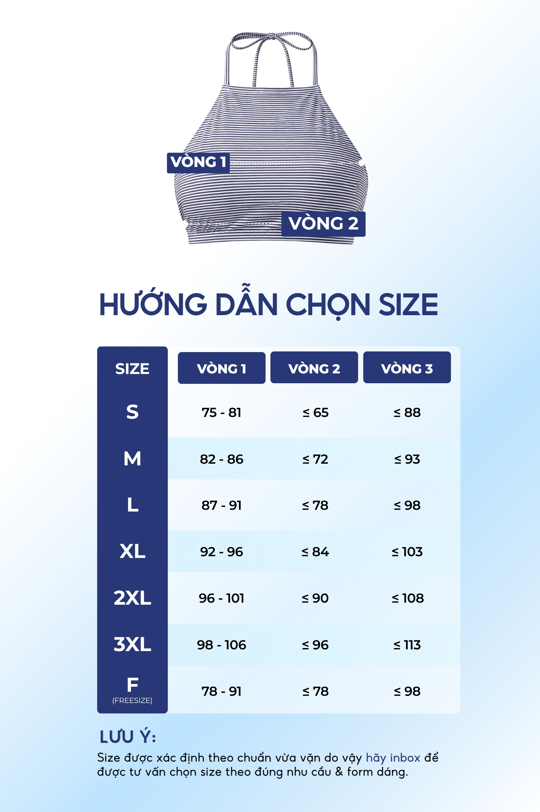Áo yếm lẻ - Kẻ sọc