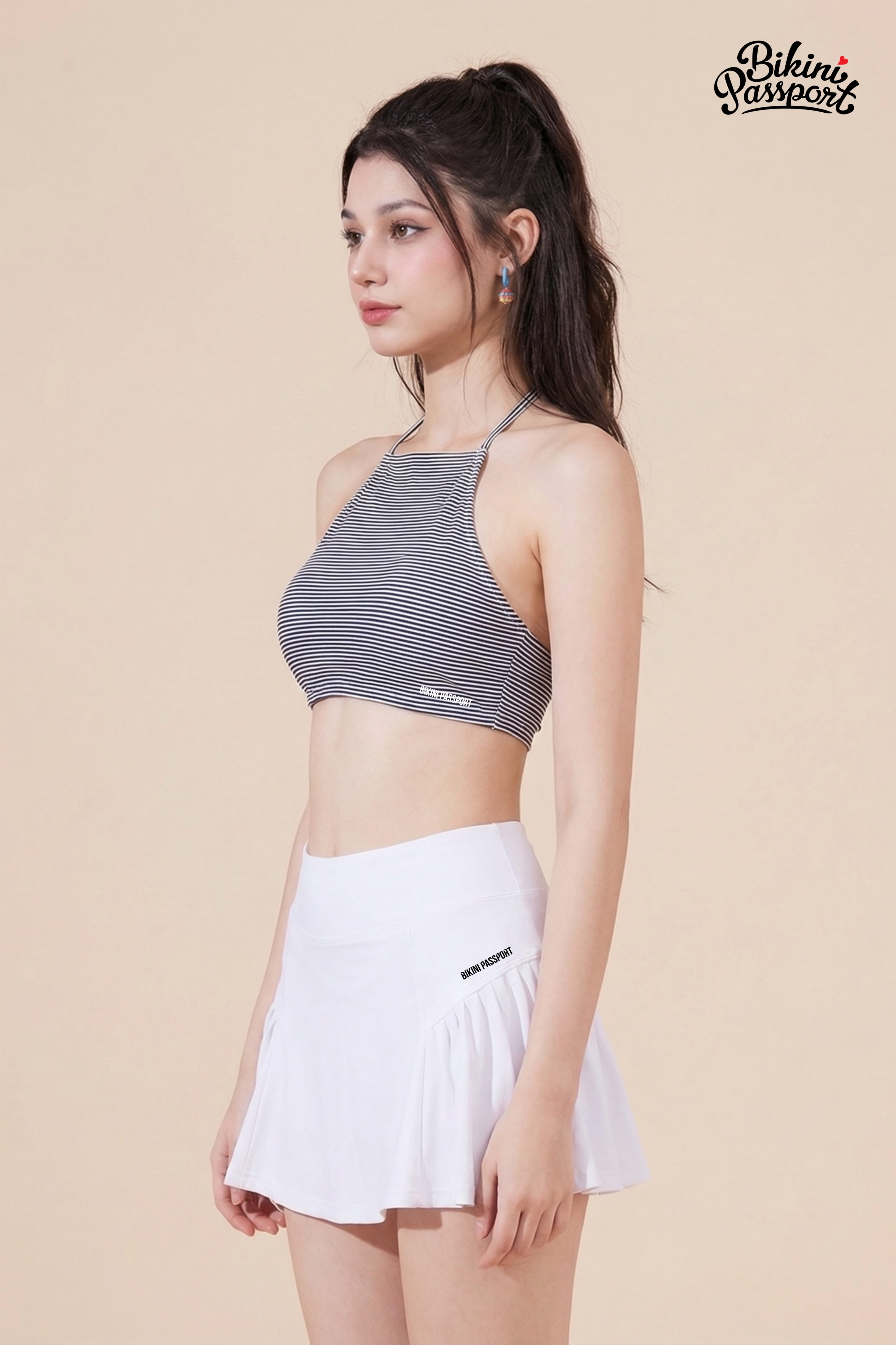 Áo yếm lẻ - Kẻ sọc