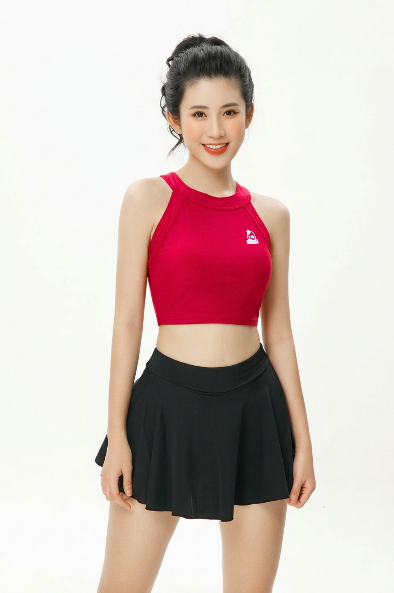 Áo yếm lẻ ba lỗ - Đỏ
