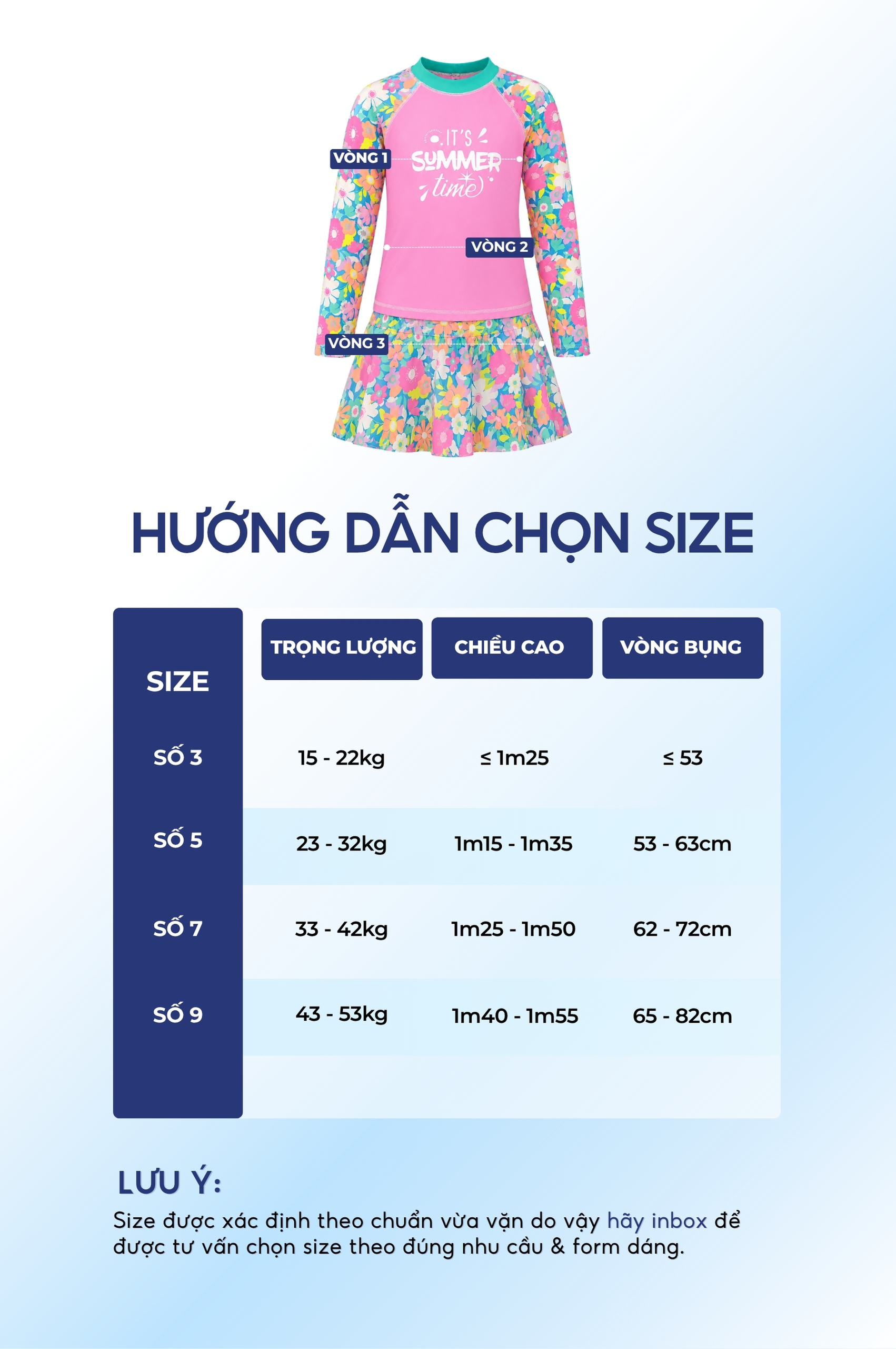 Đồ bơi bé Gái hai mảnh váy áo tay lửng - KD024_FLO