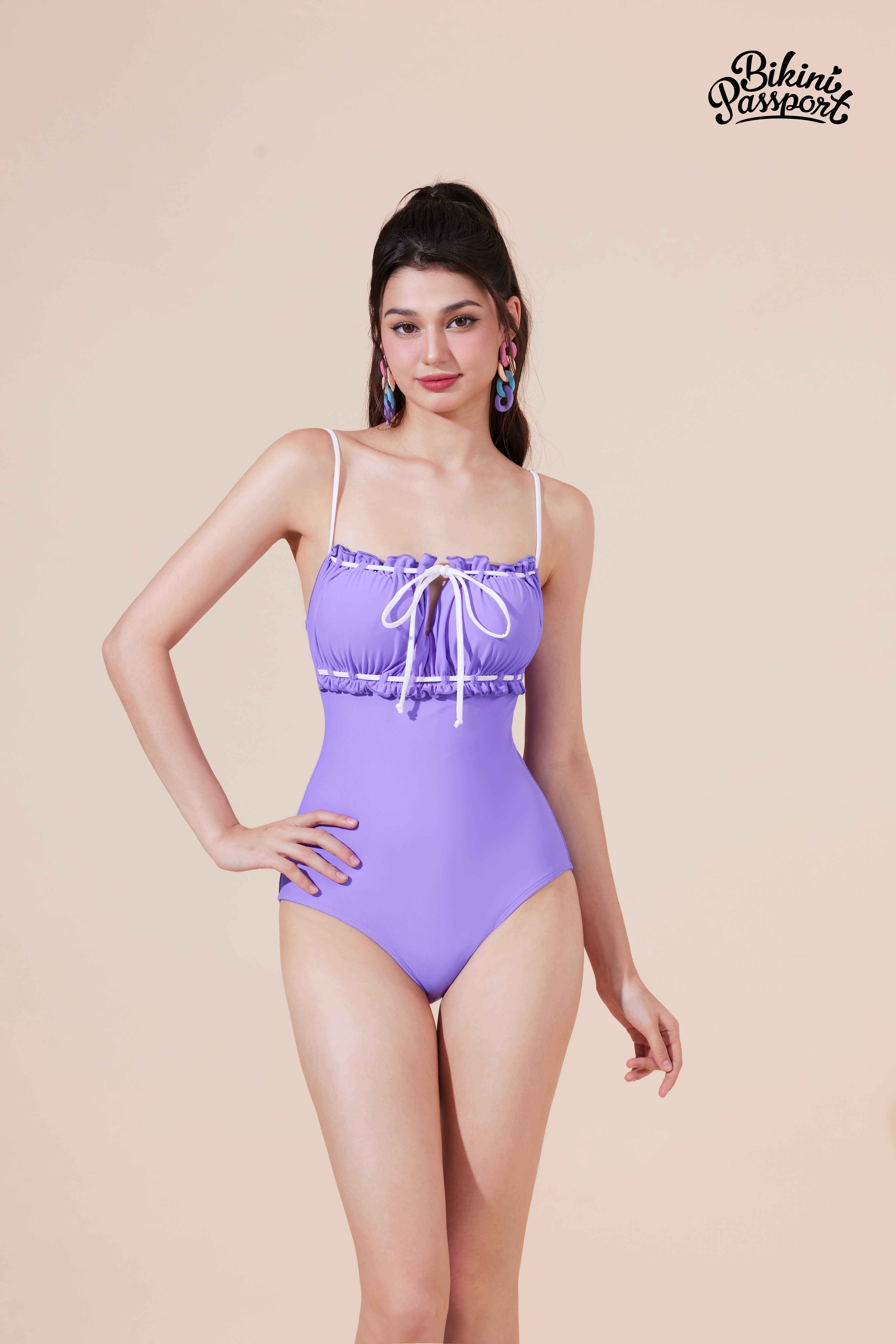 Đồ bơi một mảnh Style - Tím
