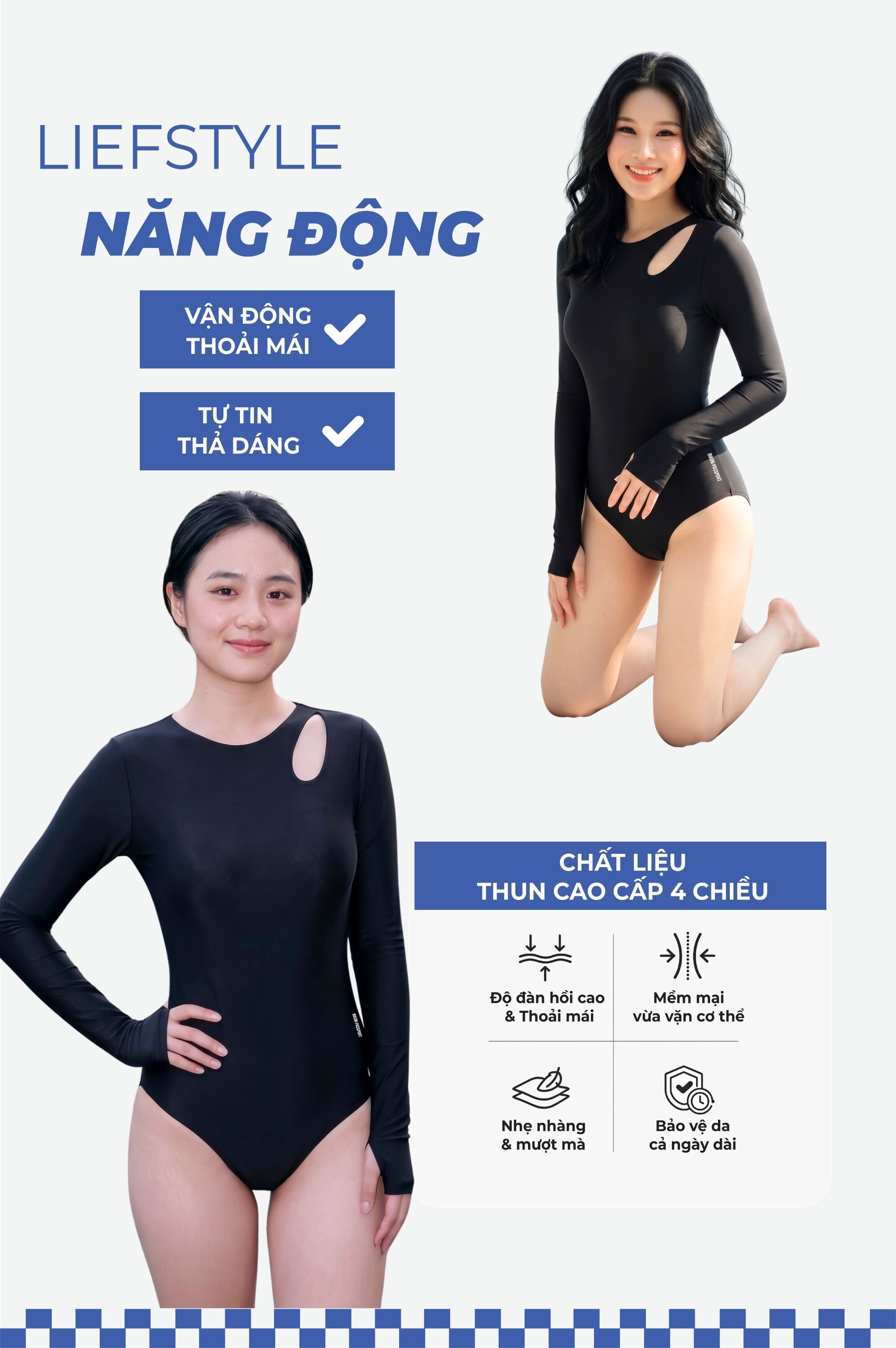 Một mảnh áo tay dài - BS570_BL