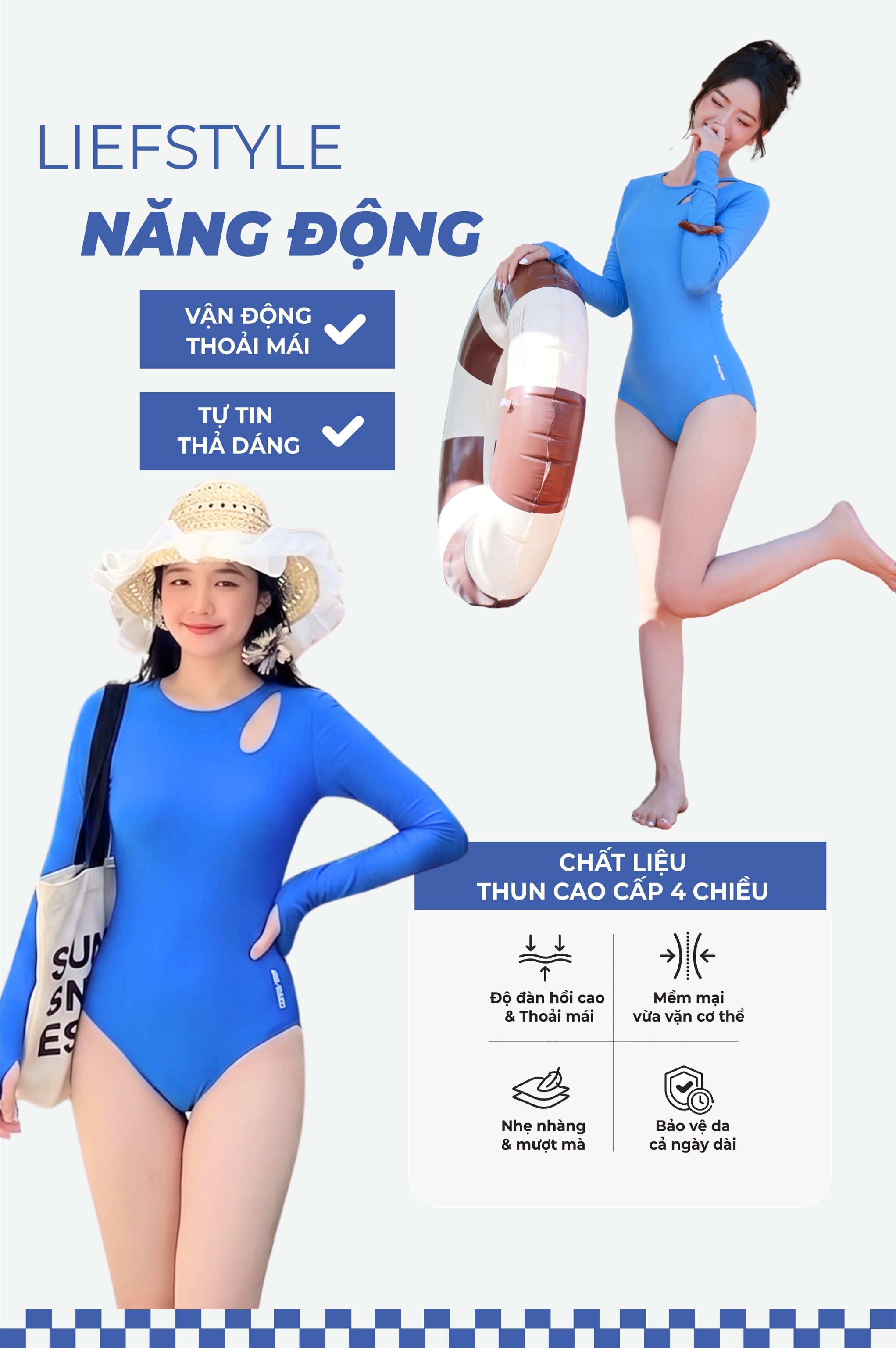 Một mảnh áo tay dài - BS570_BU