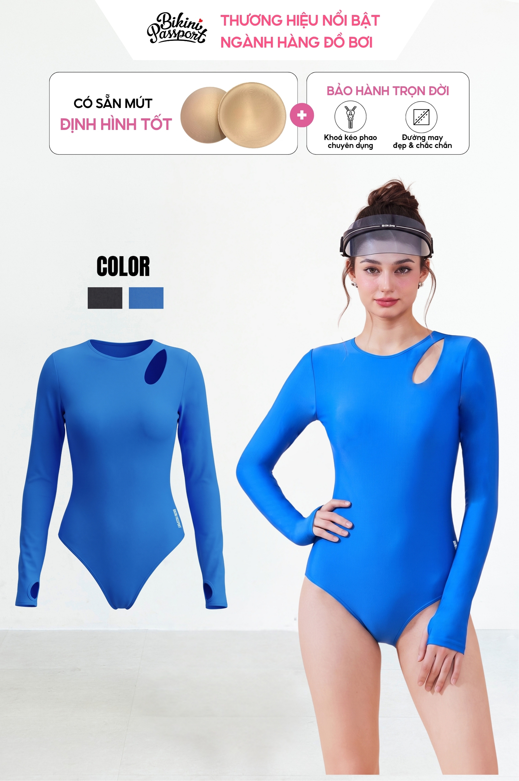 Một mảnh áo tay dài - BS570_BU