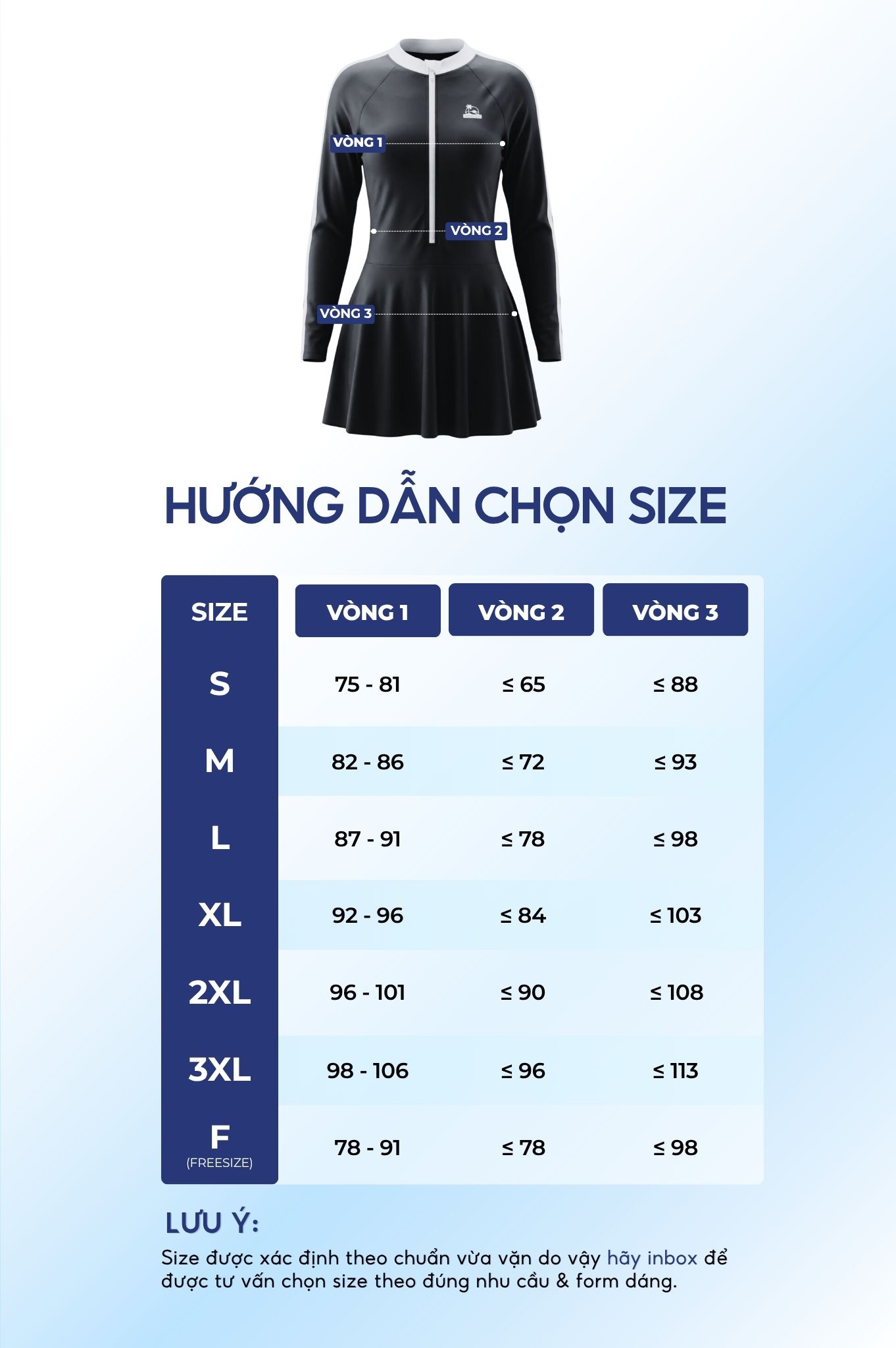 Một mảnh tay dài dạng váy có khóa & logo - Đen