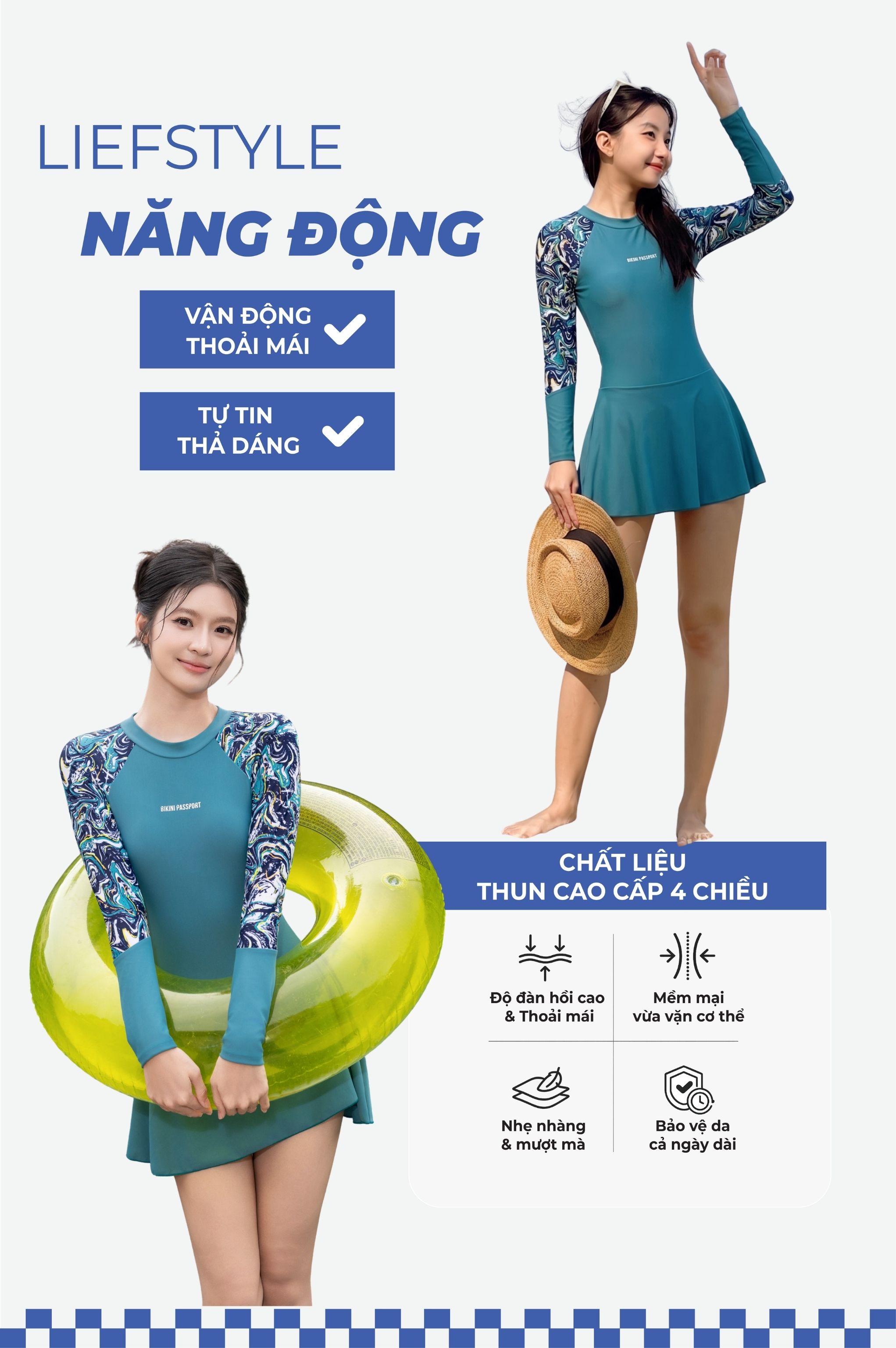 Một mảnh váy áo tay dài - BS565_HOT