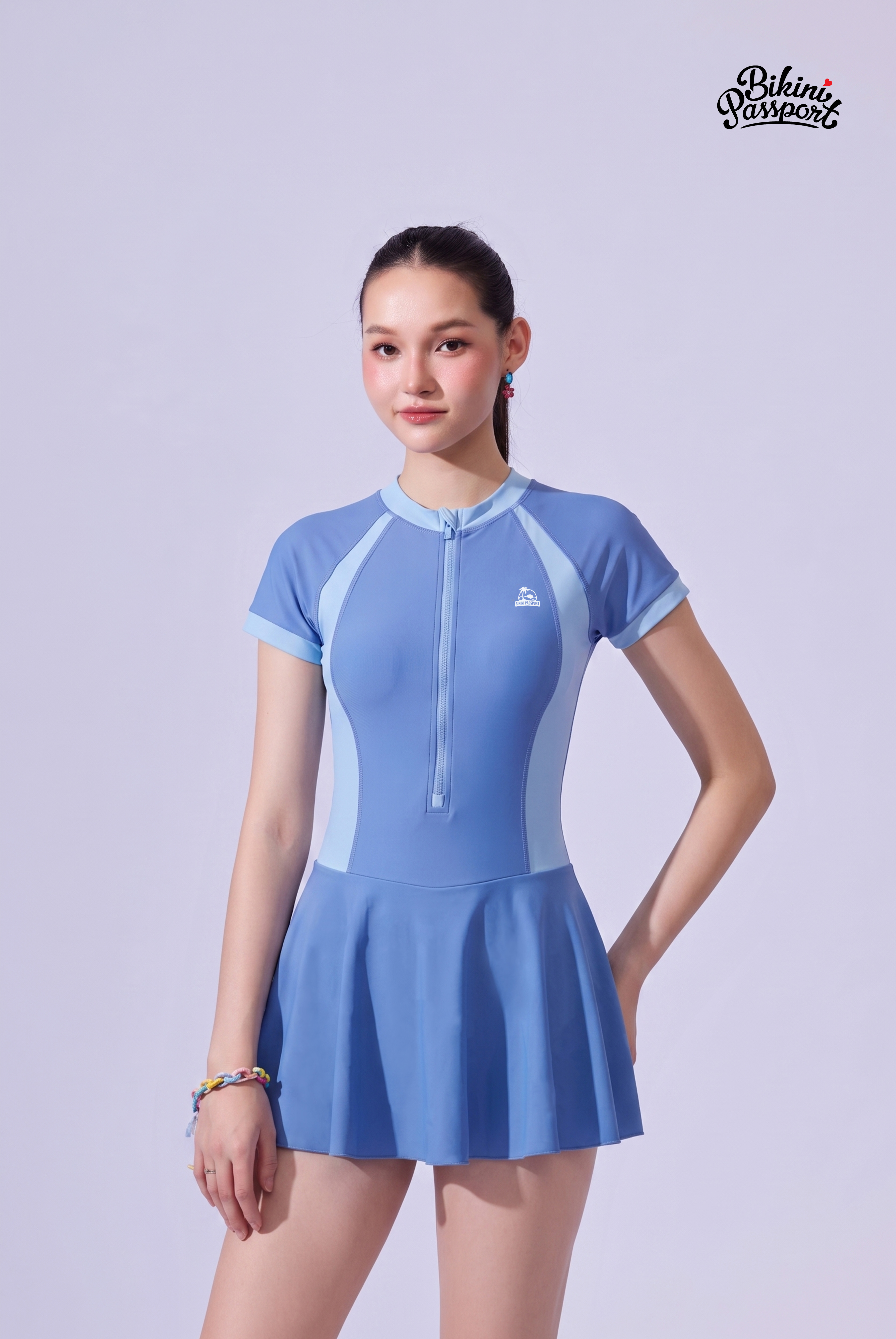 Một mảnh váy áo tay ngắn - BS545_NV