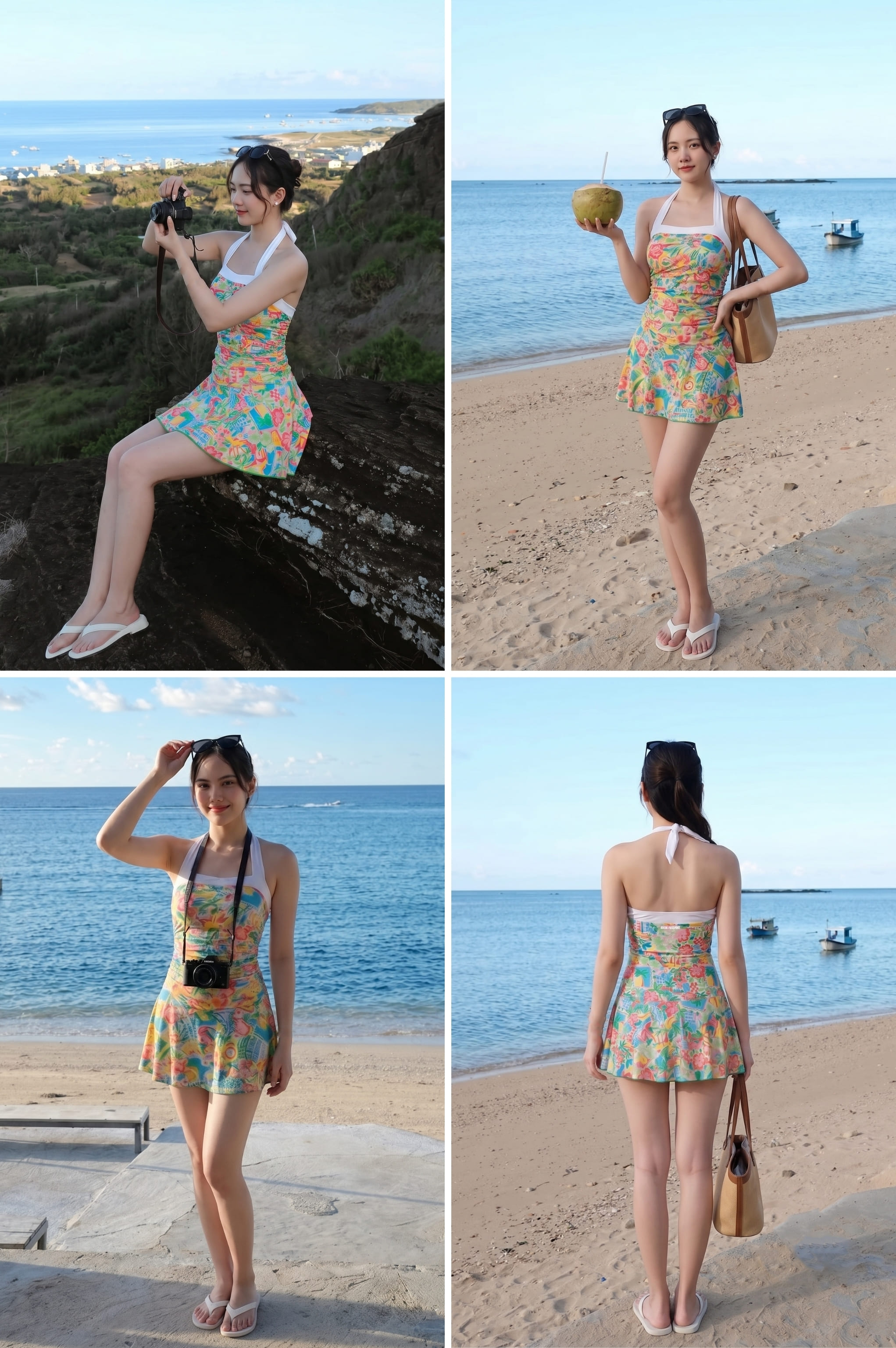 Một mảnh váy bèo ngắn, kiểu ngang - BS282_HOT