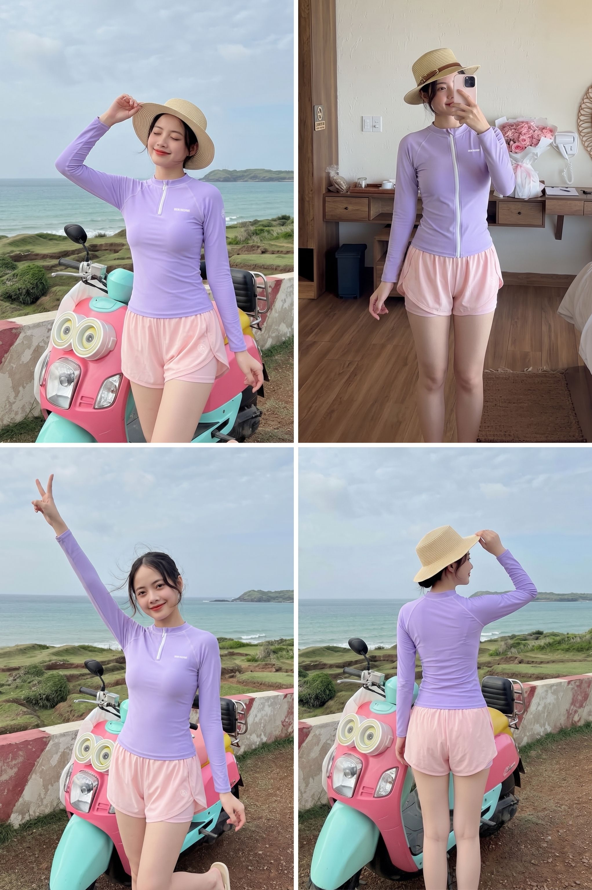 Quần bơi 2 lớp - BS543_PK