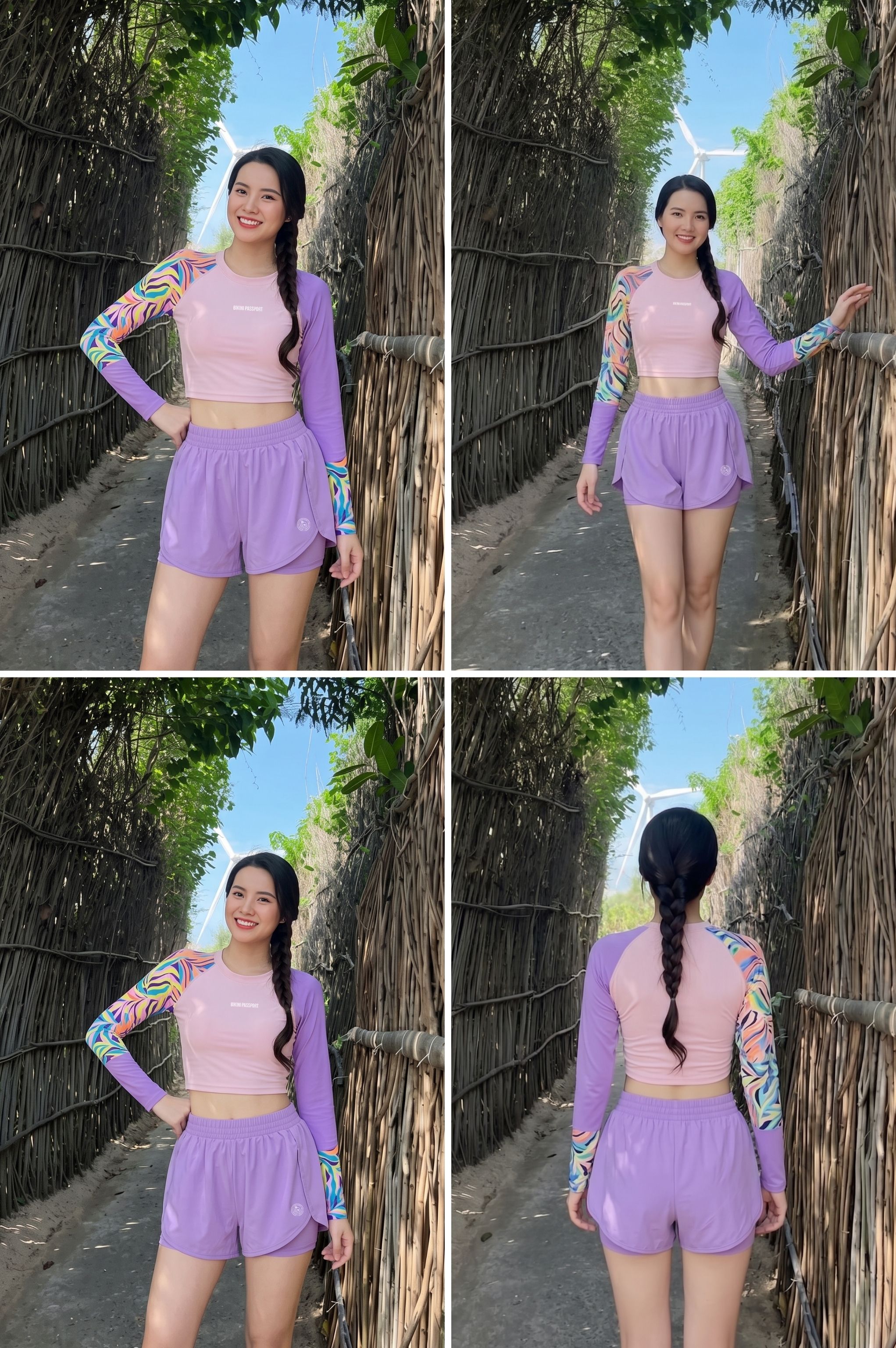 Quần bơi 2 lớp - BS543_PP