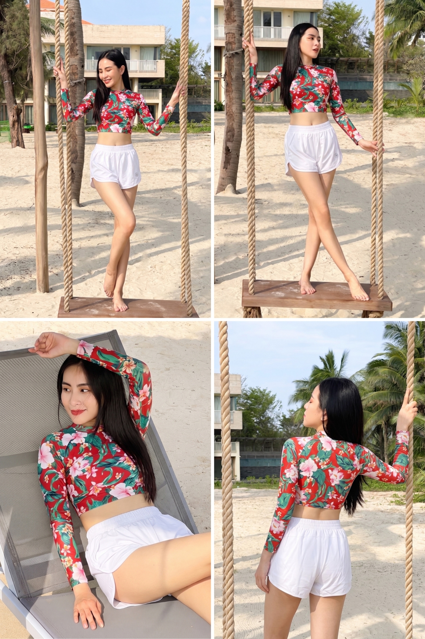 Quần bơi 2 lớp - BS543_WH