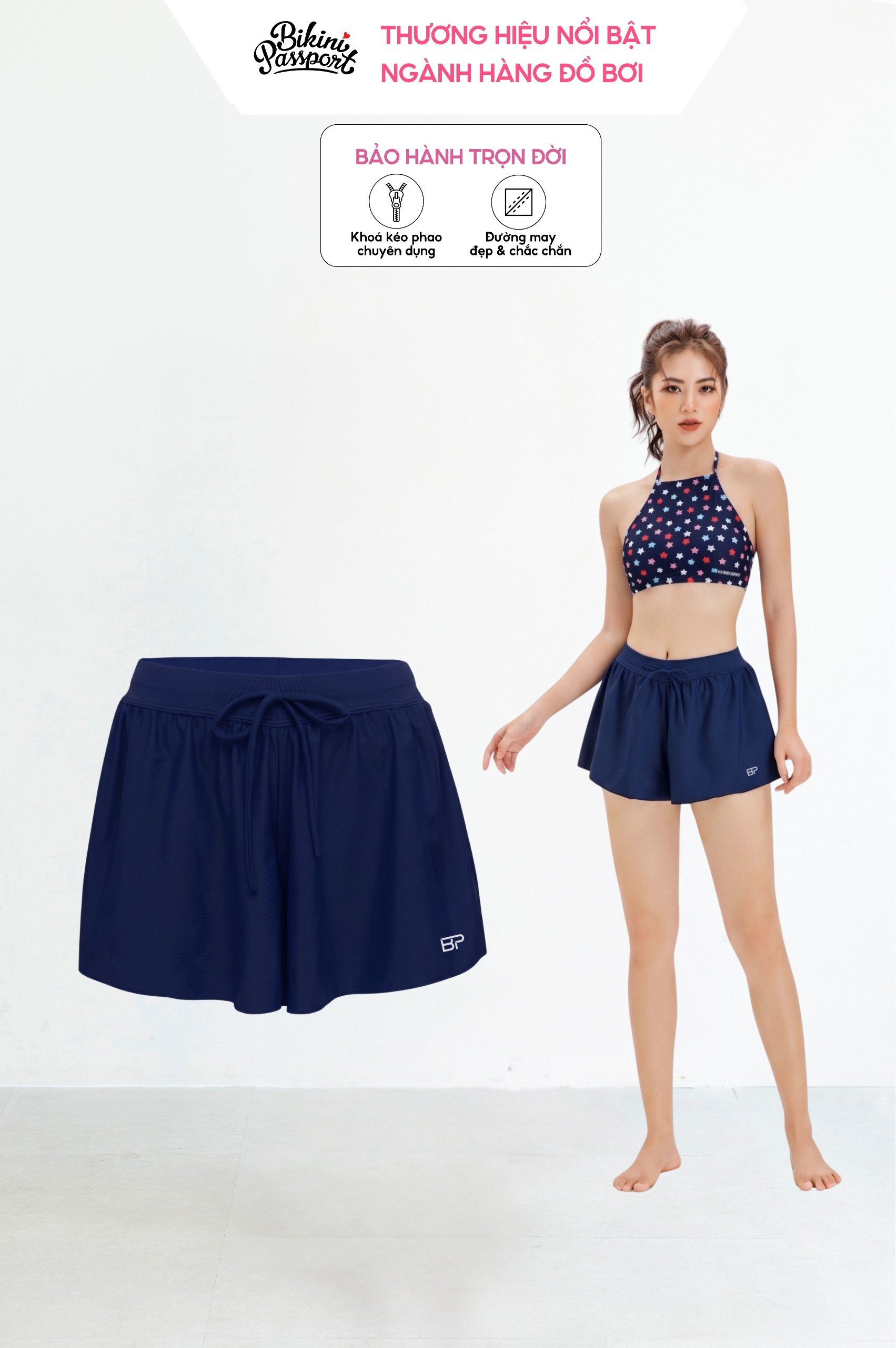 Quần bơi Cover kiểu rộng - BSV002_NV