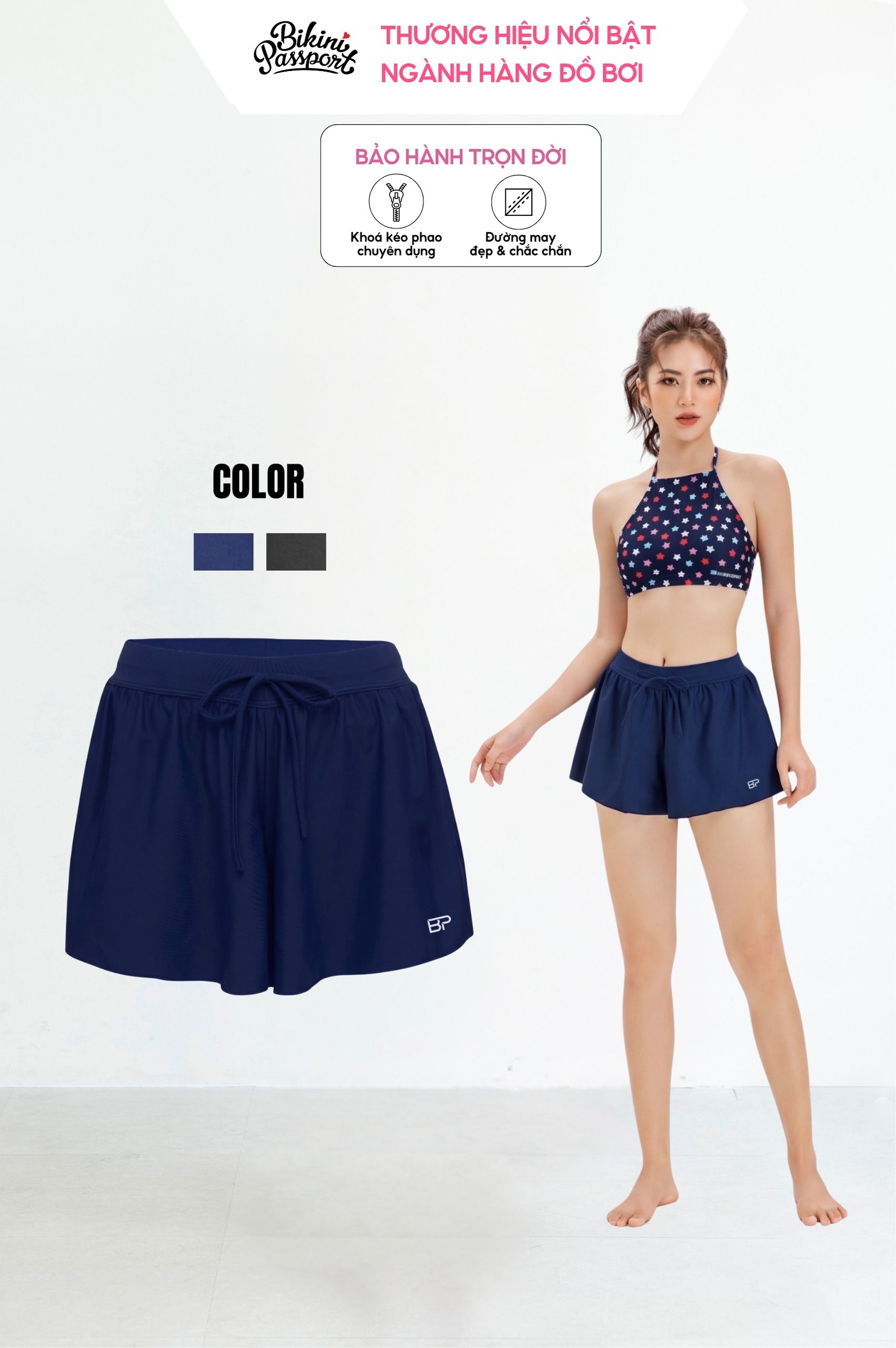 Quần bơi Cover kiểu rộng - BSV002_NV