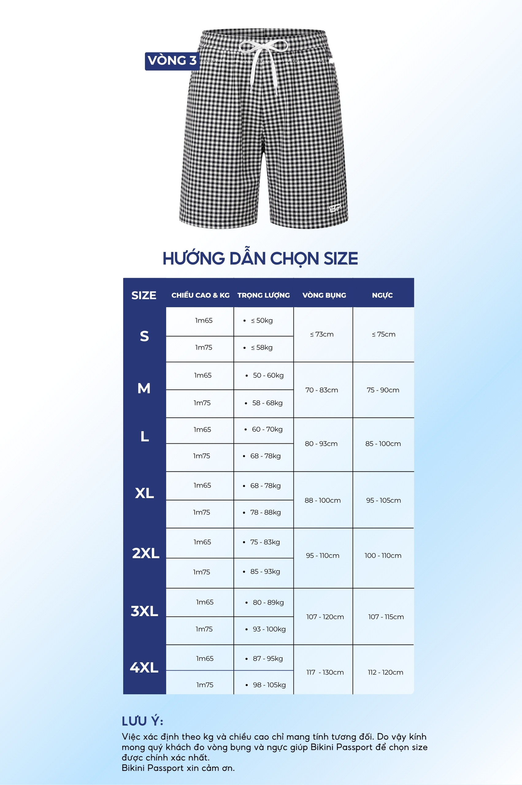 Quần bơi Nam ống rộng - BS679_CAR