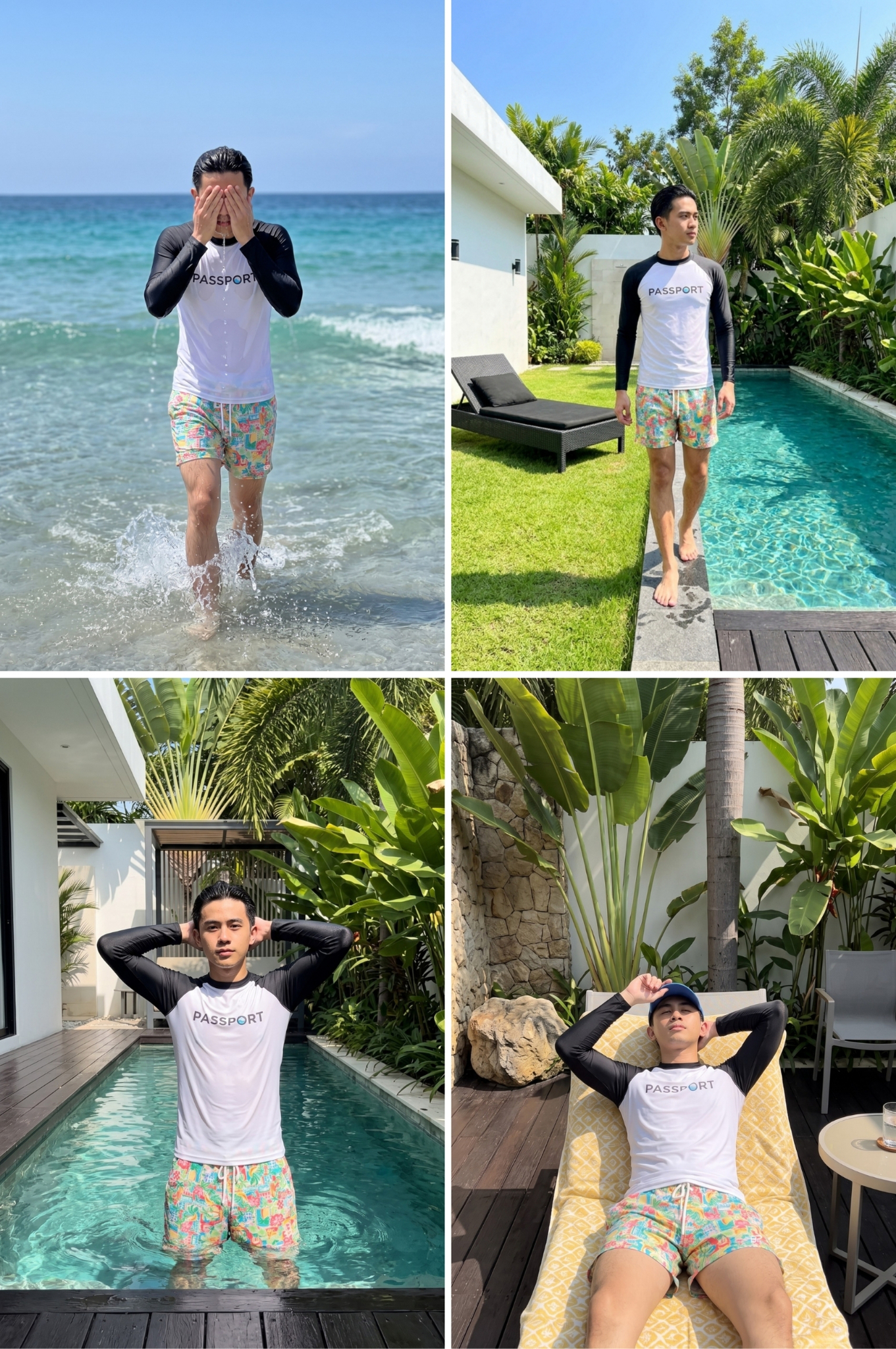 Quần bơi Nam ống rộng - BS679_HOT
