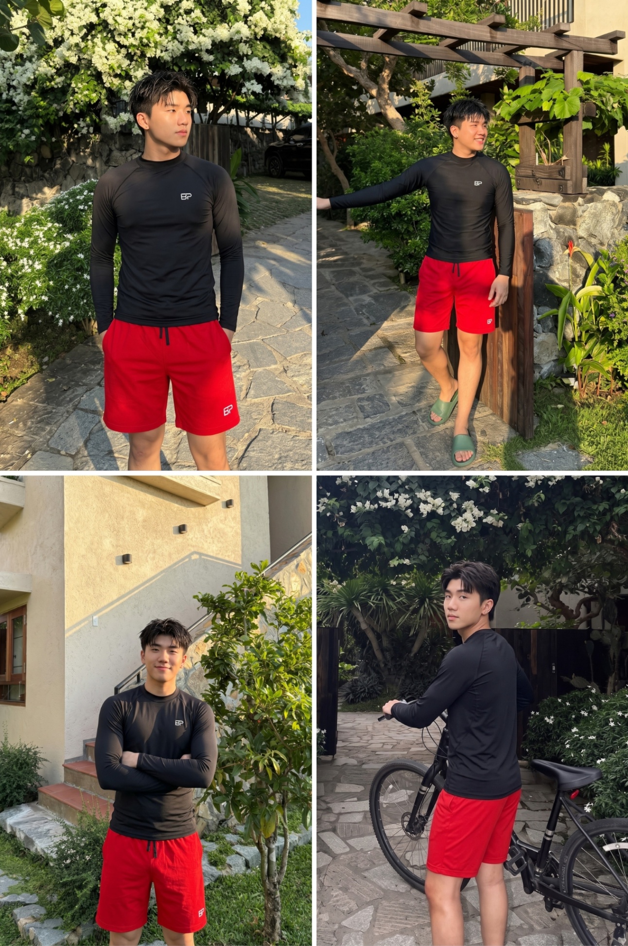 Quần bơi Nam ống rộng - BS679_RD