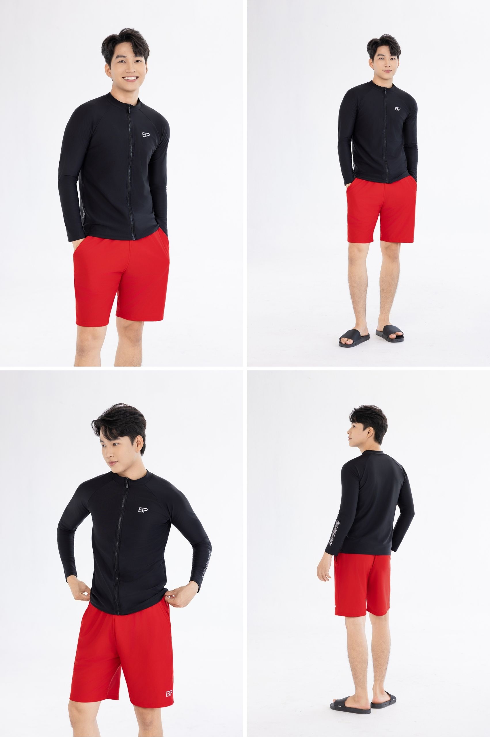 Quần bơi Nam ống rộng - BS679_RD