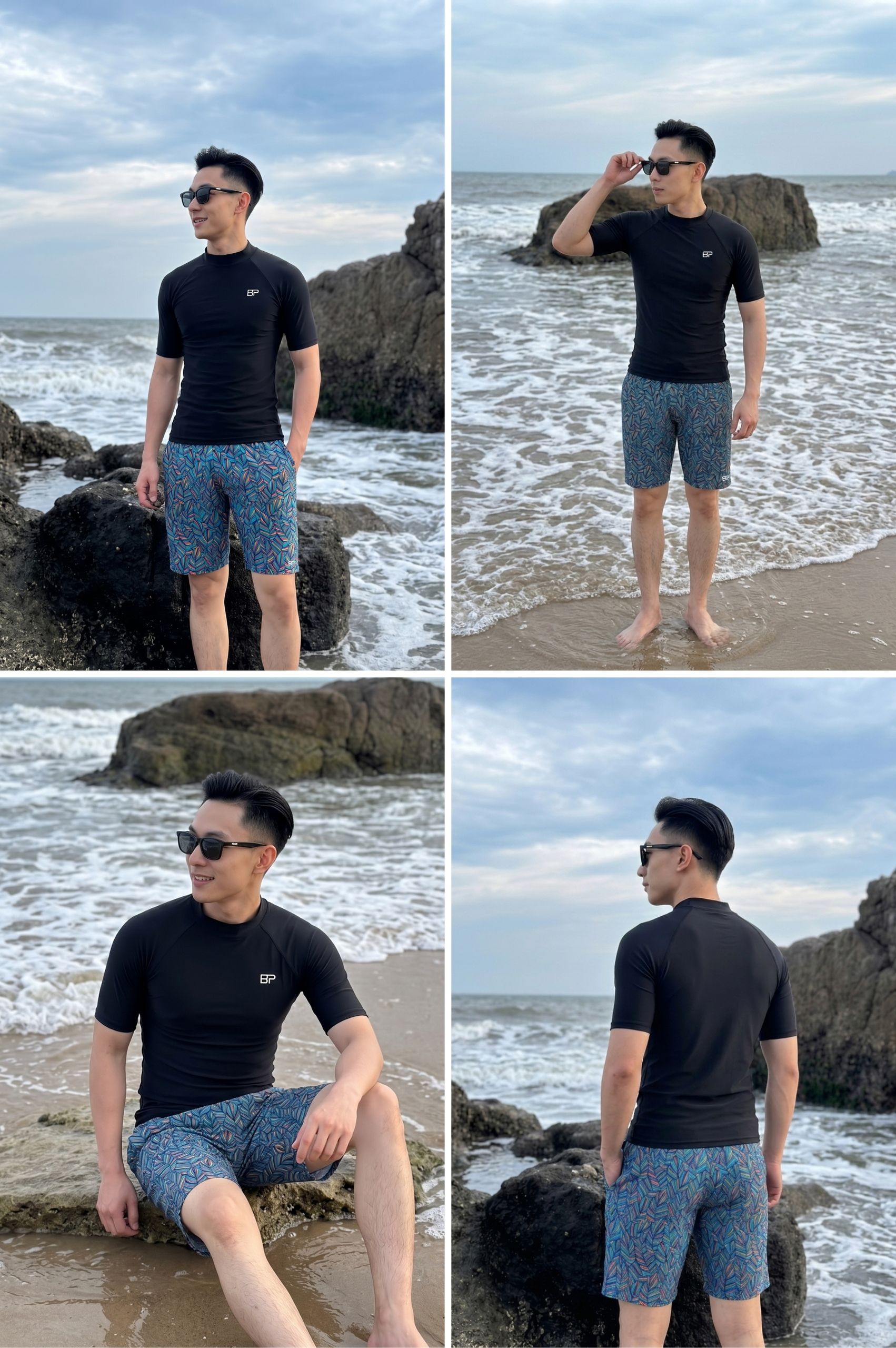 Quần bơi Nam ống rộng - BS679_X