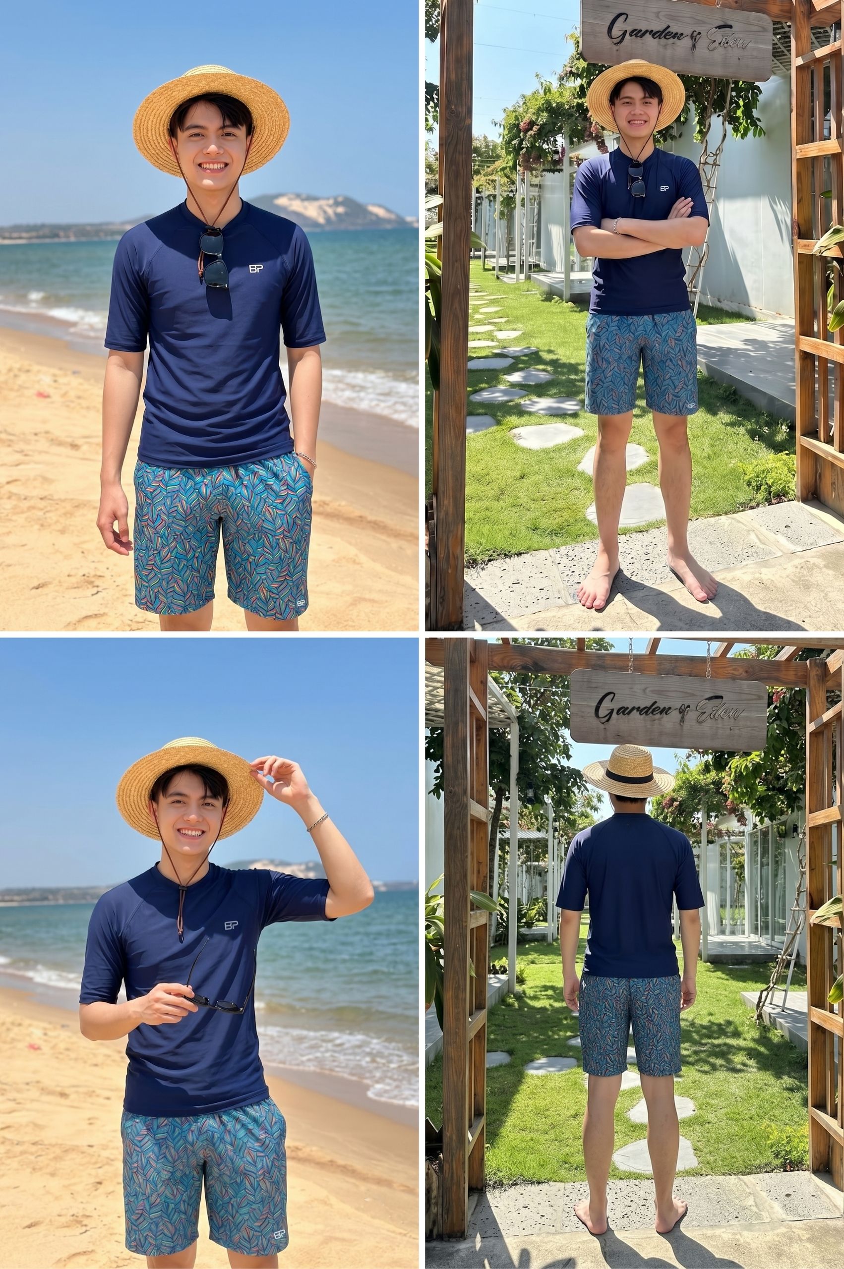 Quần bơi Nam ống rộng - BS679_X
