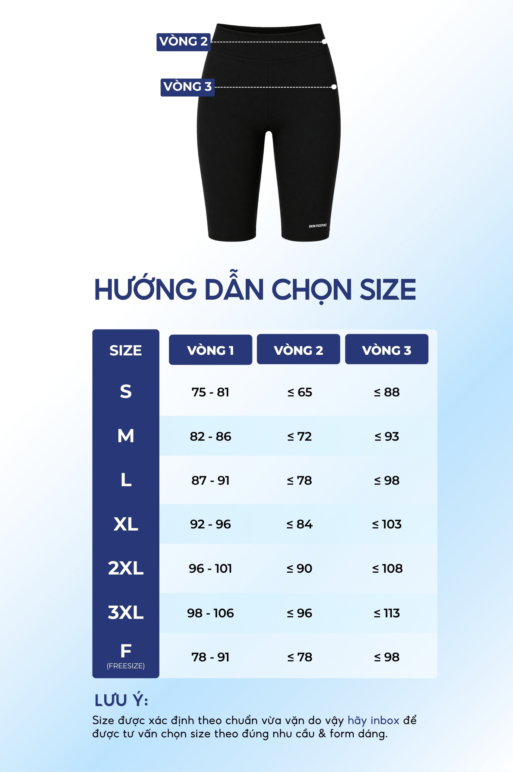 Quần bơi Nữ - BSV003_BL