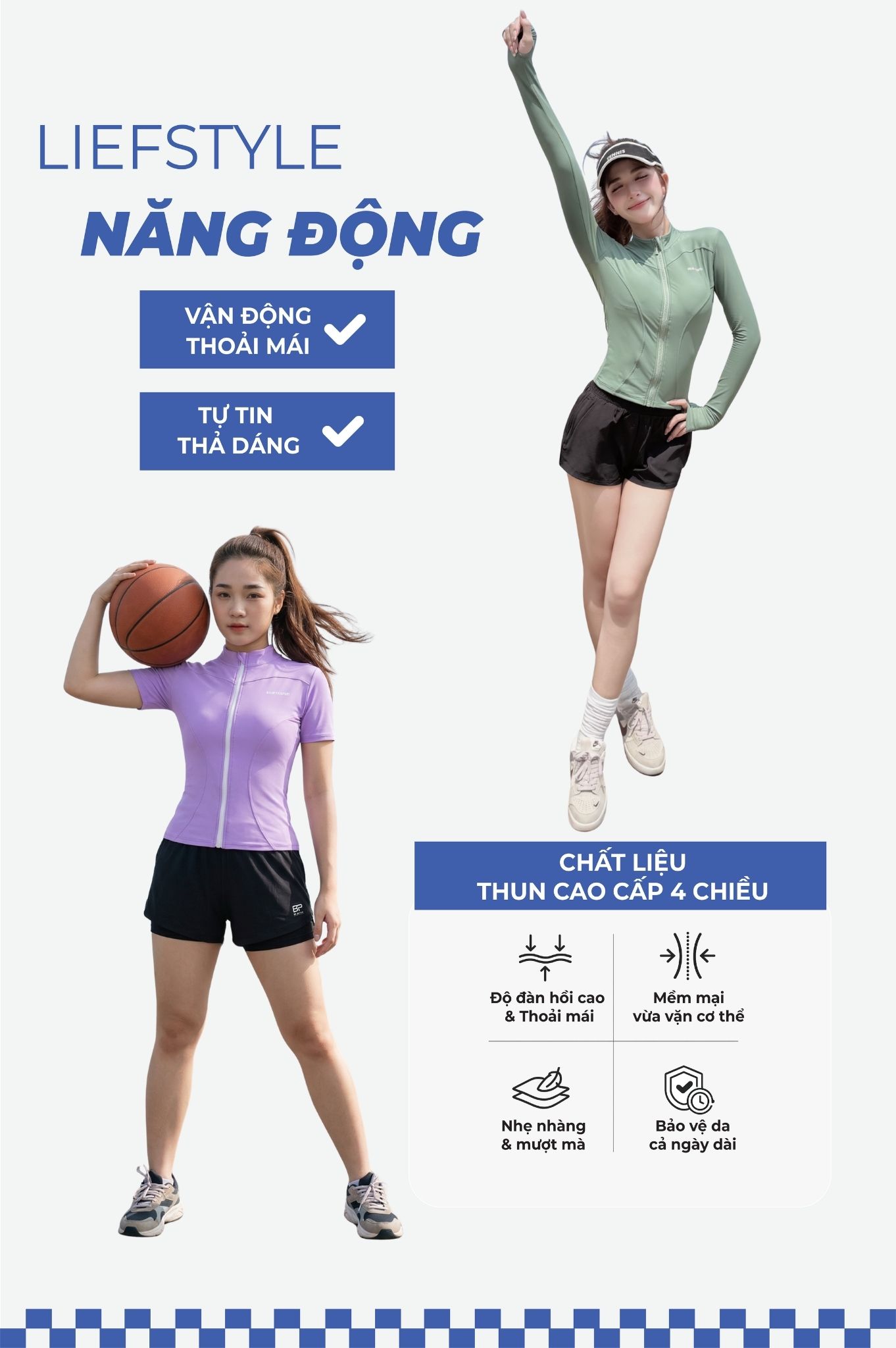 Quần bơi lẻ hai lớp - Đen
