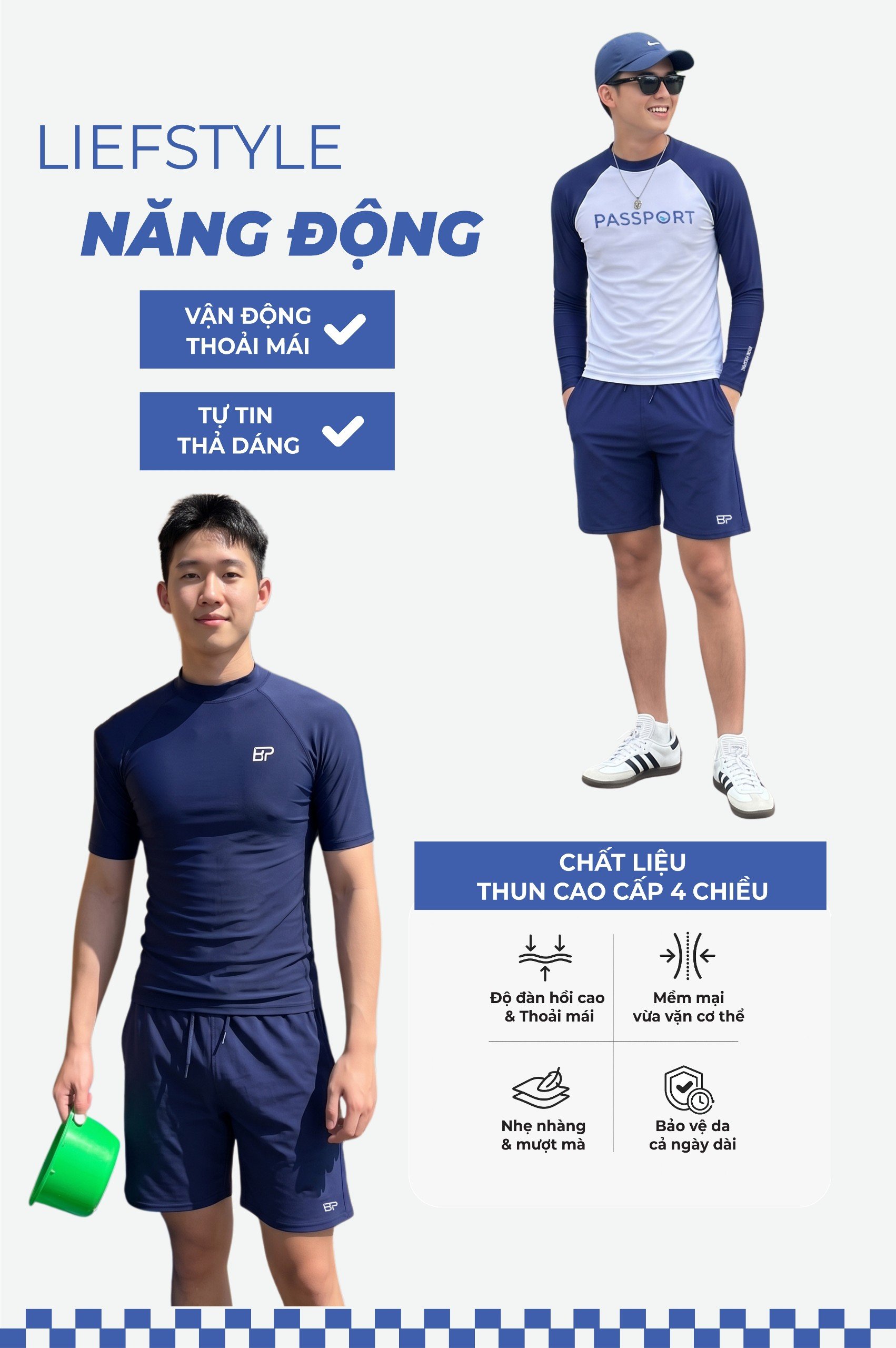Quần bơi nam - BS179_NV