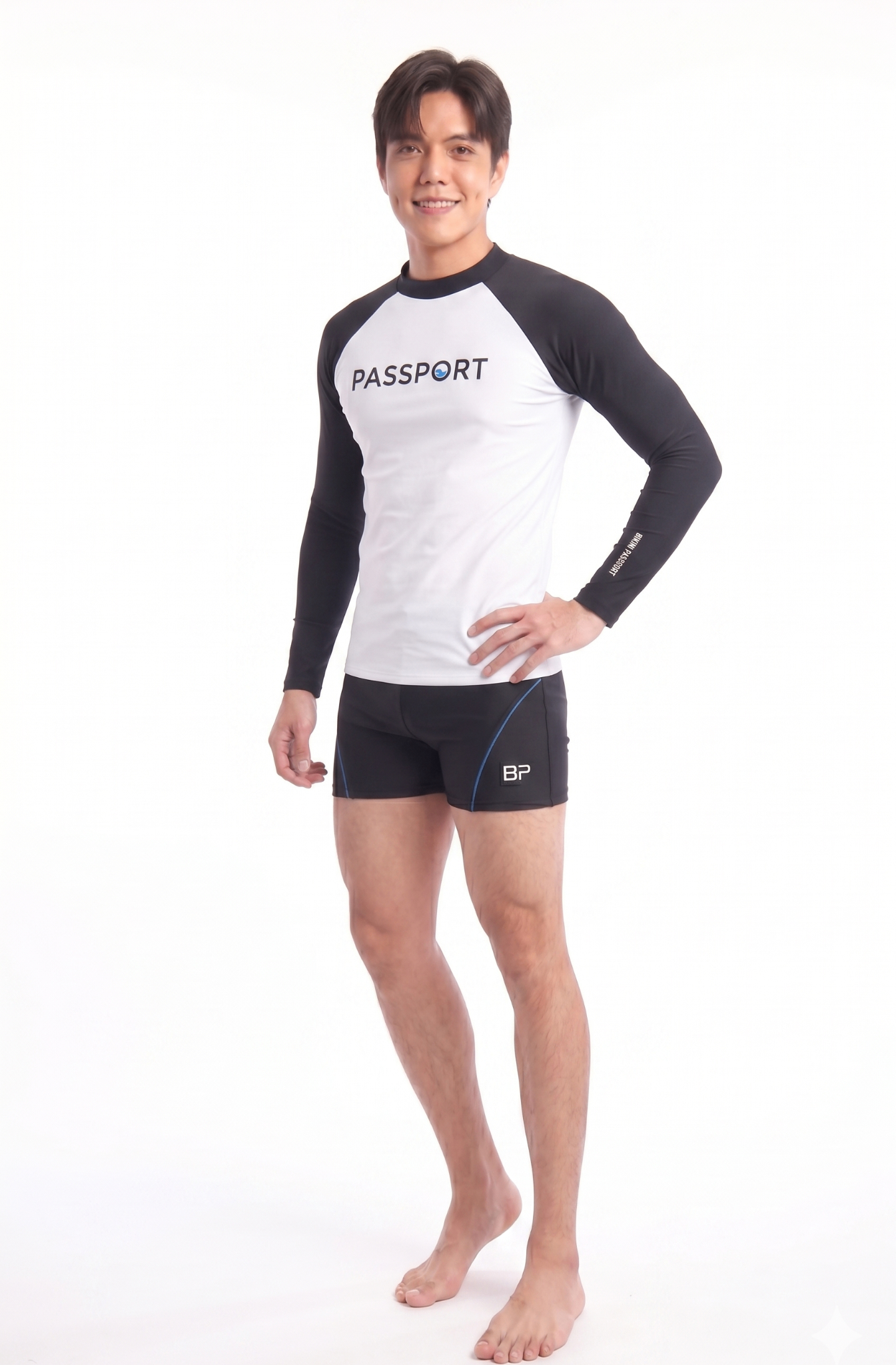 Quần bơi nam boxer - BSV007_BL