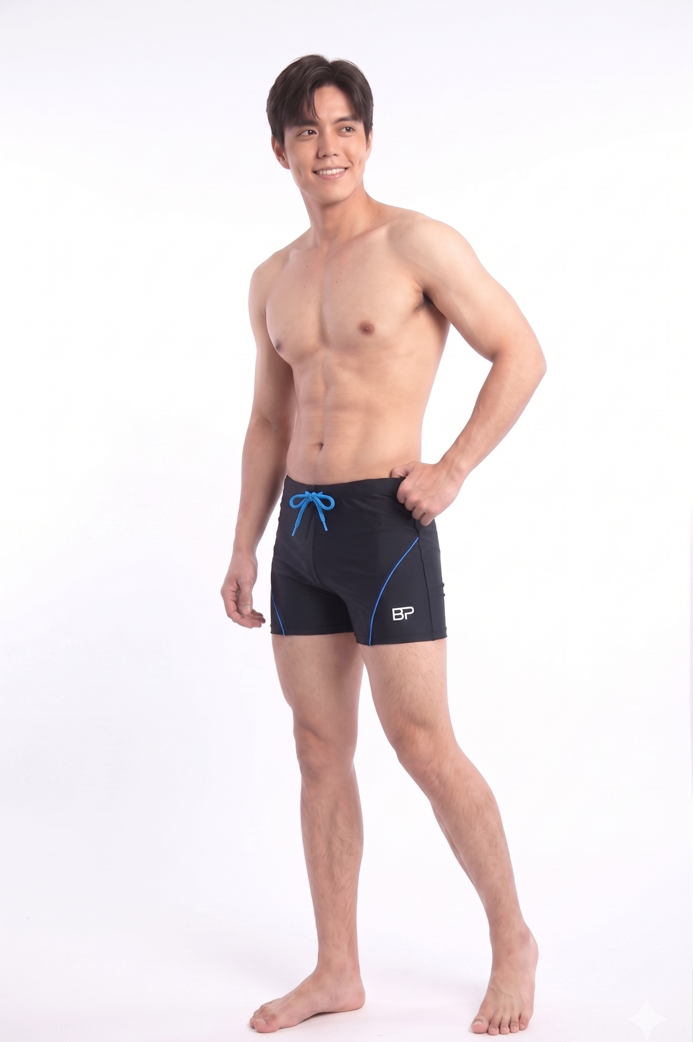 Quần bơi nam boxer - BSV007_BL