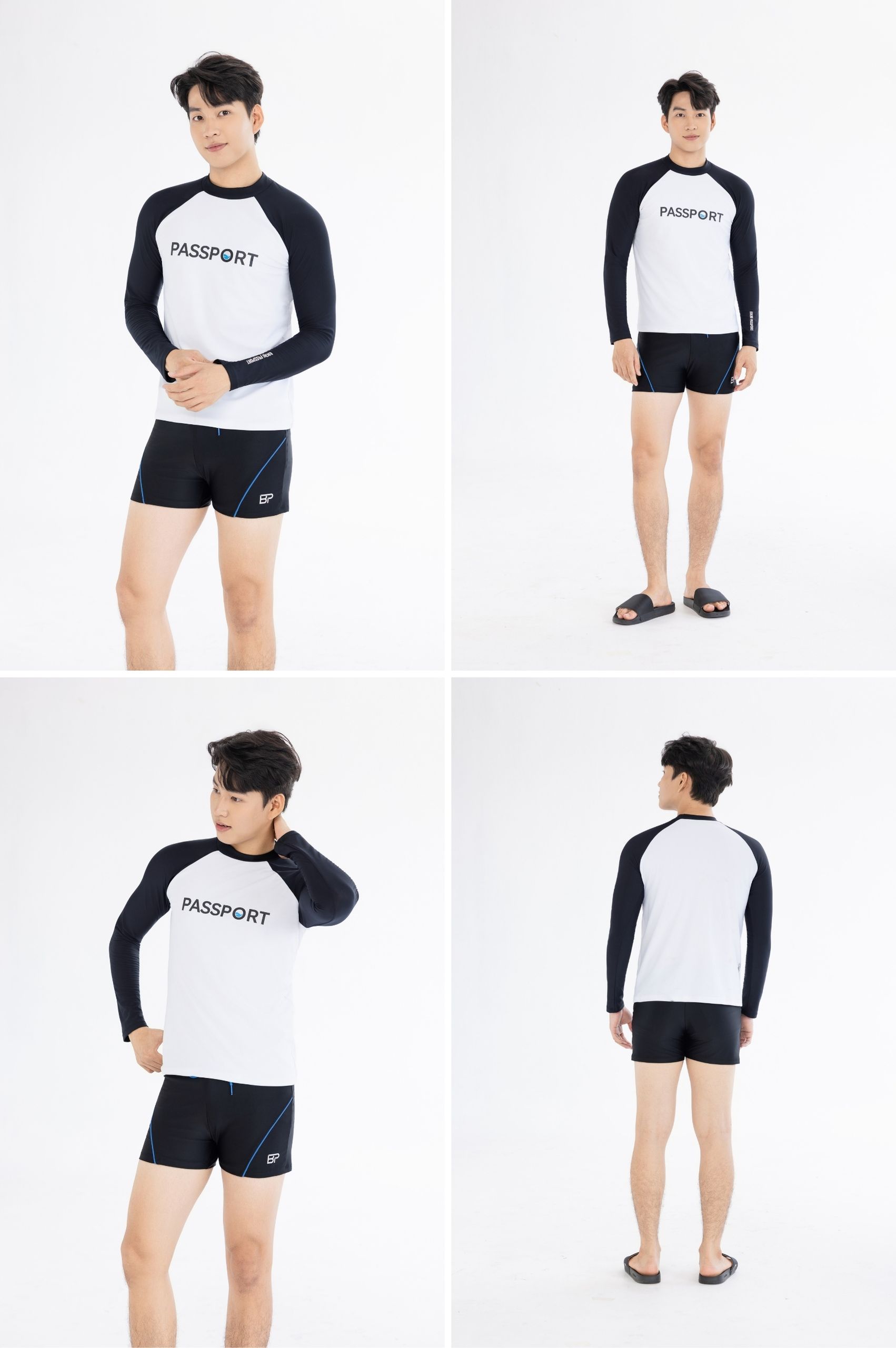 Quần bơi nam boxer - BSV007_BL