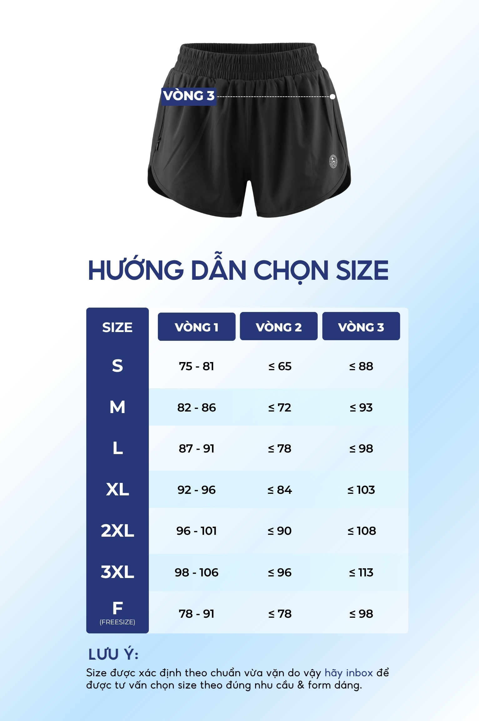 Quần bơi short 2 lớp DTF - Đen