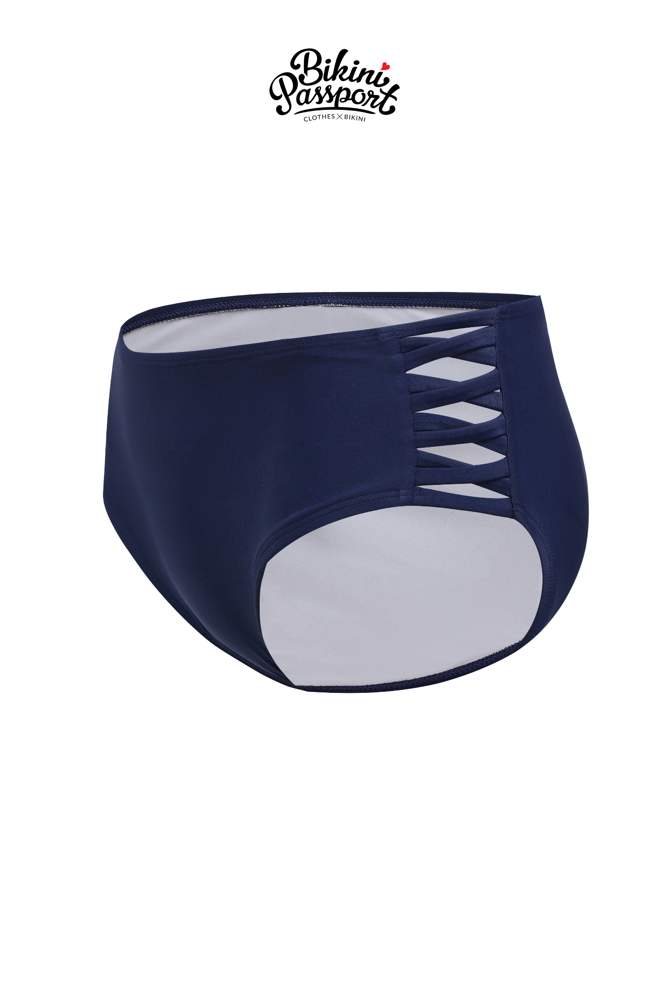 Quần lưng thấp đan dây Basic - Xanh Navy