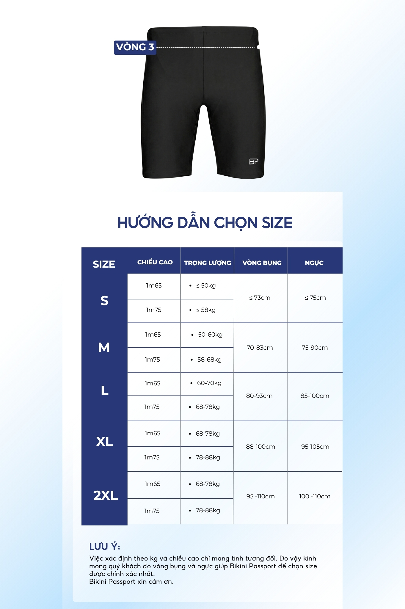 Quần short nam dạng ôm - BSV008_BL