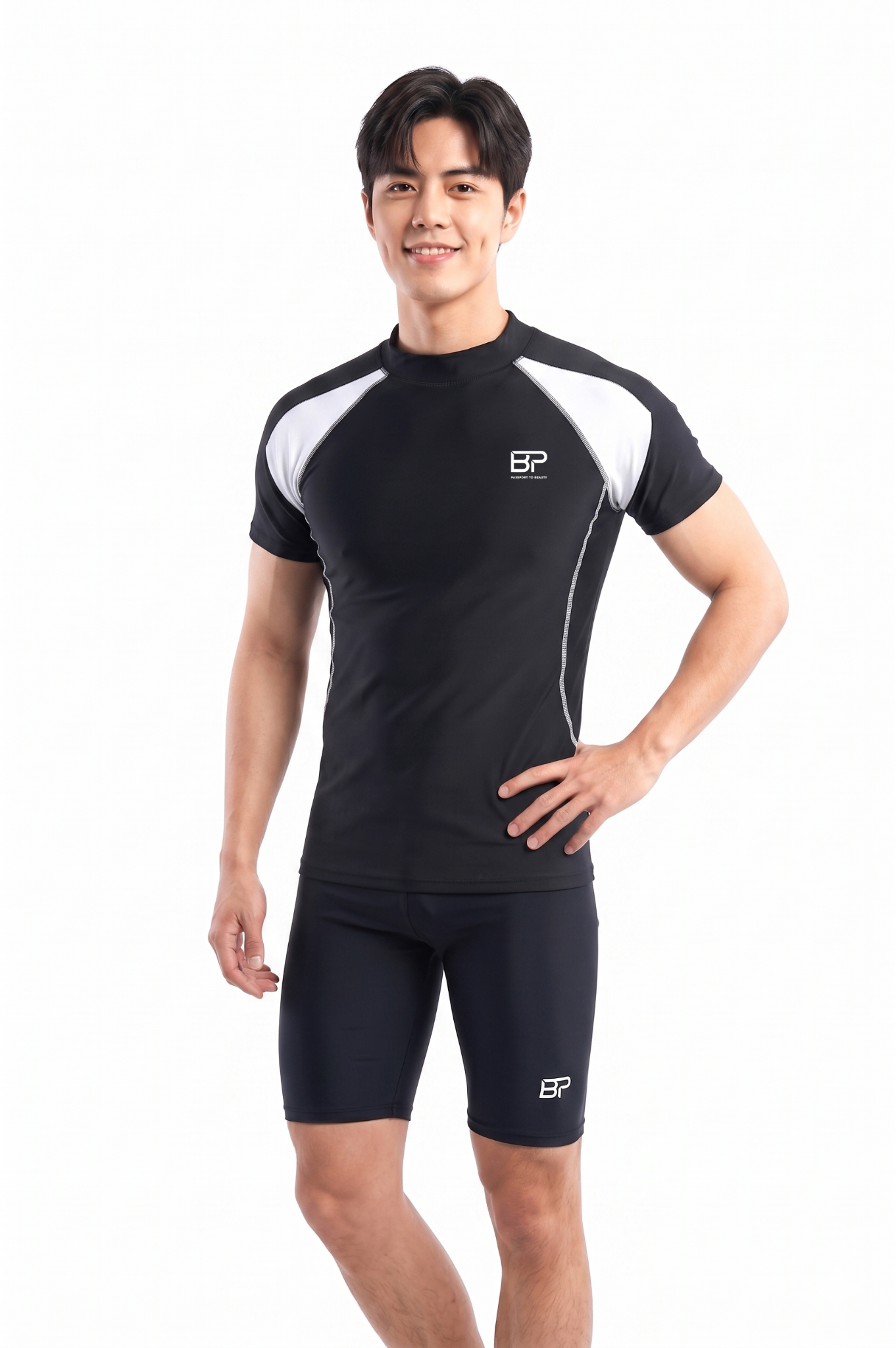 Quần short nam dạng ôm - BSV008_BL