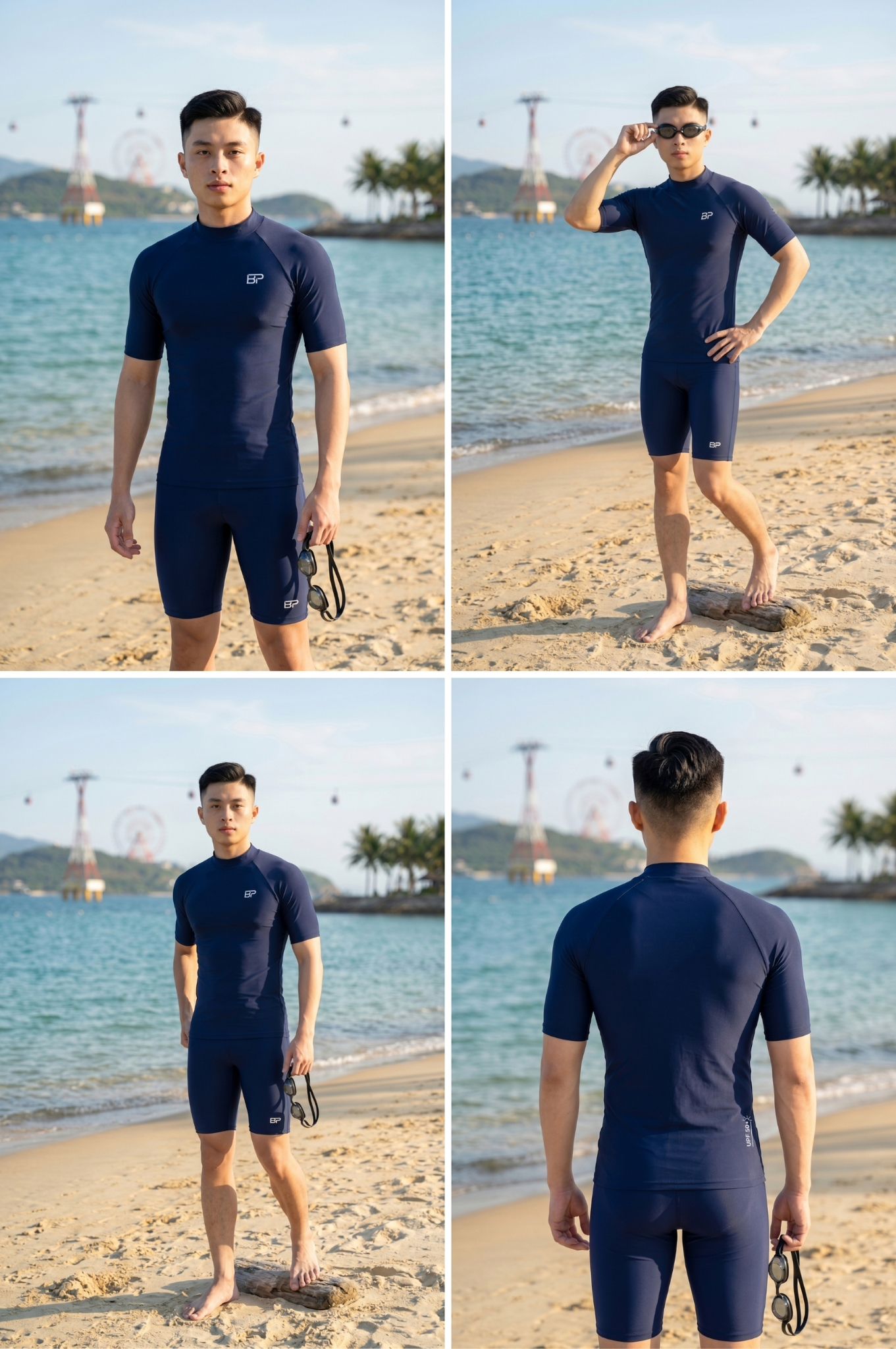 Quần short nam dạng ôm - BSV008_NV
