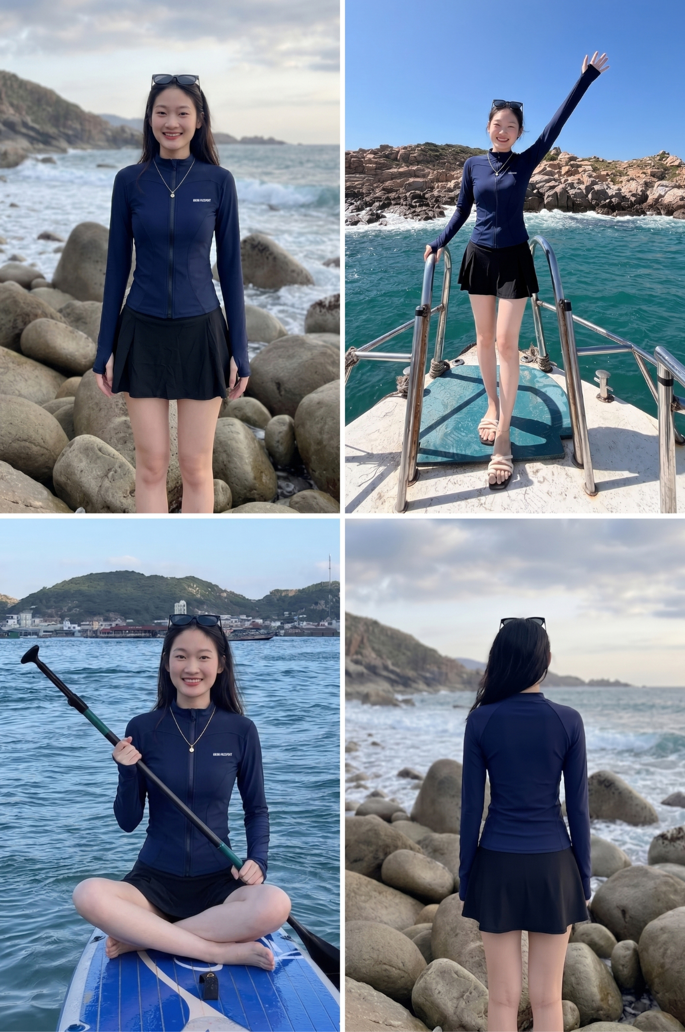 Váy bơi 2 lớp - BS576_BL