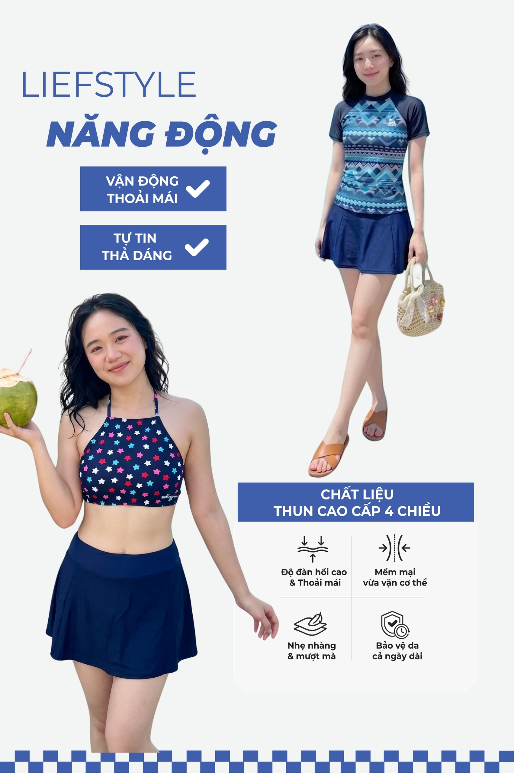 Váy bơi 2 lớp - BS576_NV