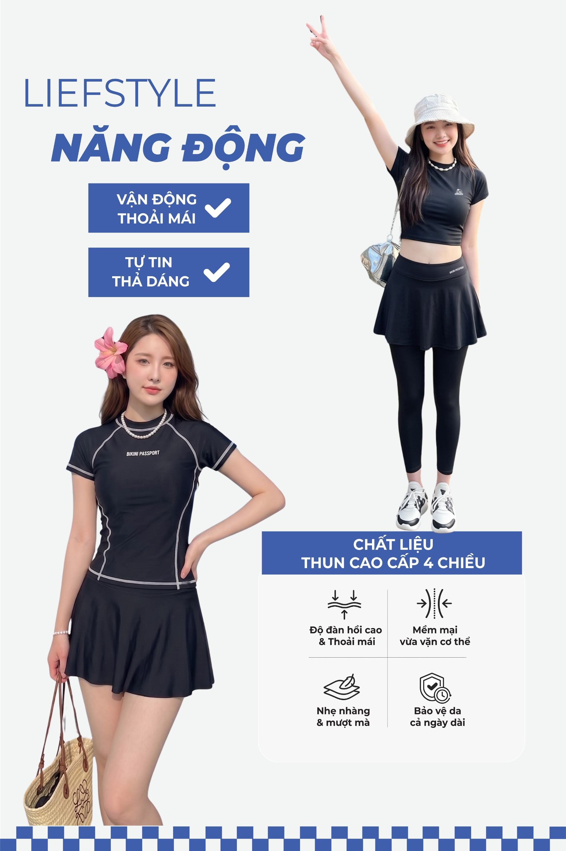 Váy bơi cover - BSV005_BL
