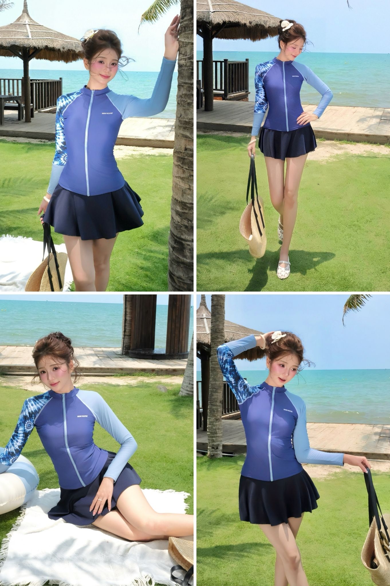 Váy lẻ - Xanh navy