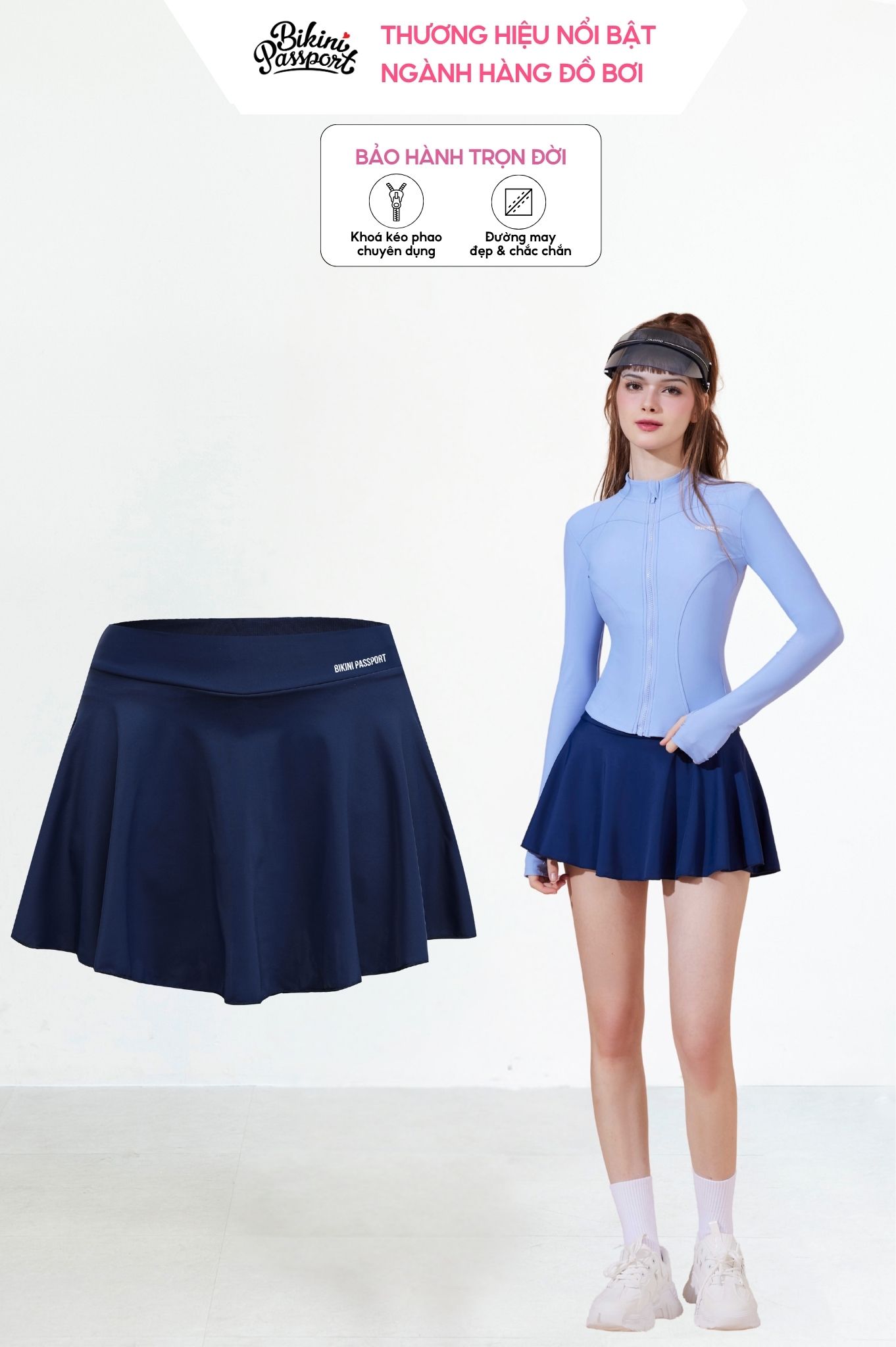 Váy lẻ - Xanh navy