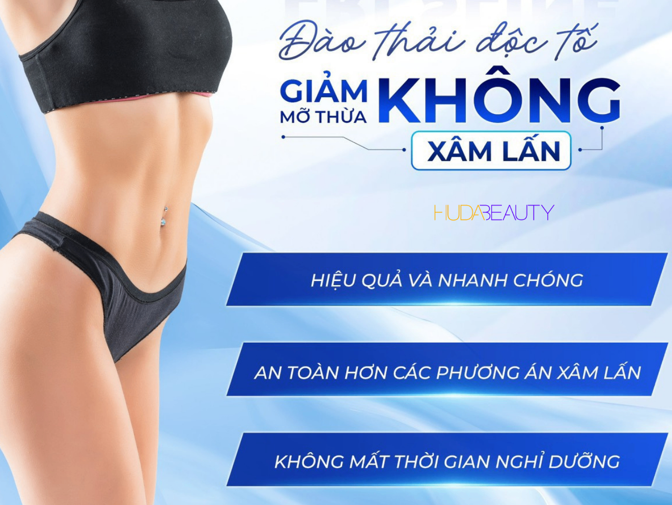 Tan mỡ bụng, tay, chân