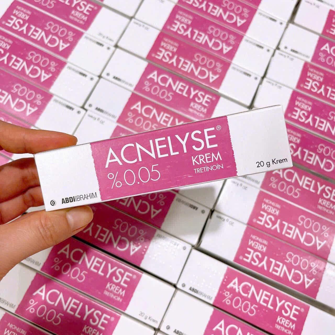 Review Kem Tretinoin Acnelyse 0.05% Cream Thổ Nhĩ Kỳ