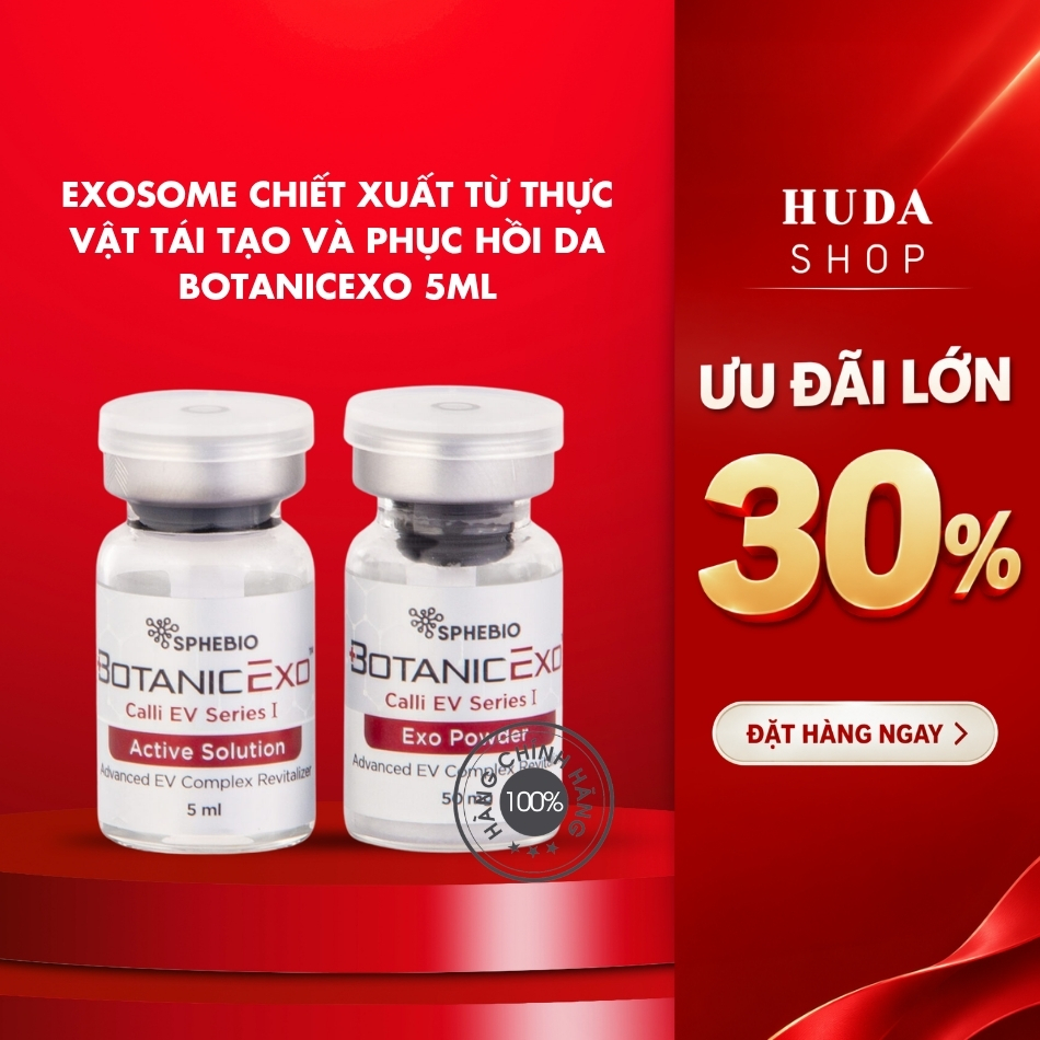 [Tặng kèm mặt nạ B5] EXOSOME chiết xuất từ thực vật tái tạo và phục hồi da BotanicEXO 5ml