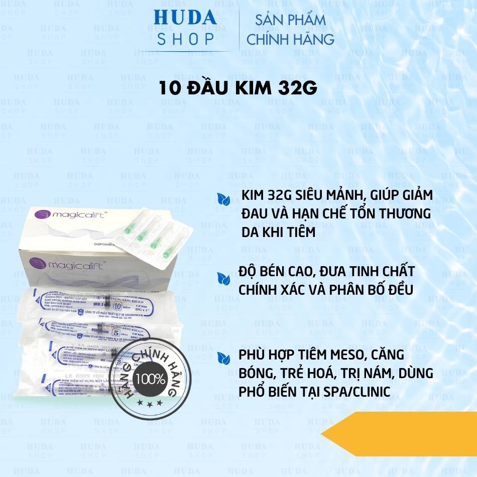 10 đầu kim 32G