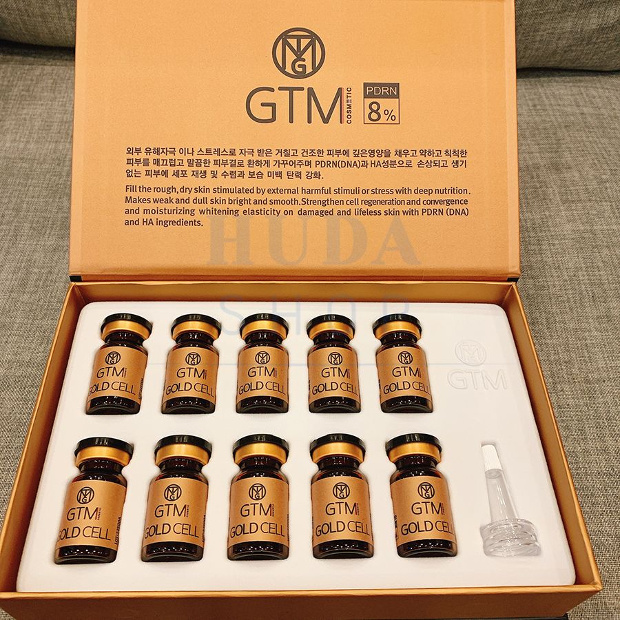 Tinh chất tế bào gốc căng bóng DNA cá hồi GTM Gold Cell 8% Hàn Quốc