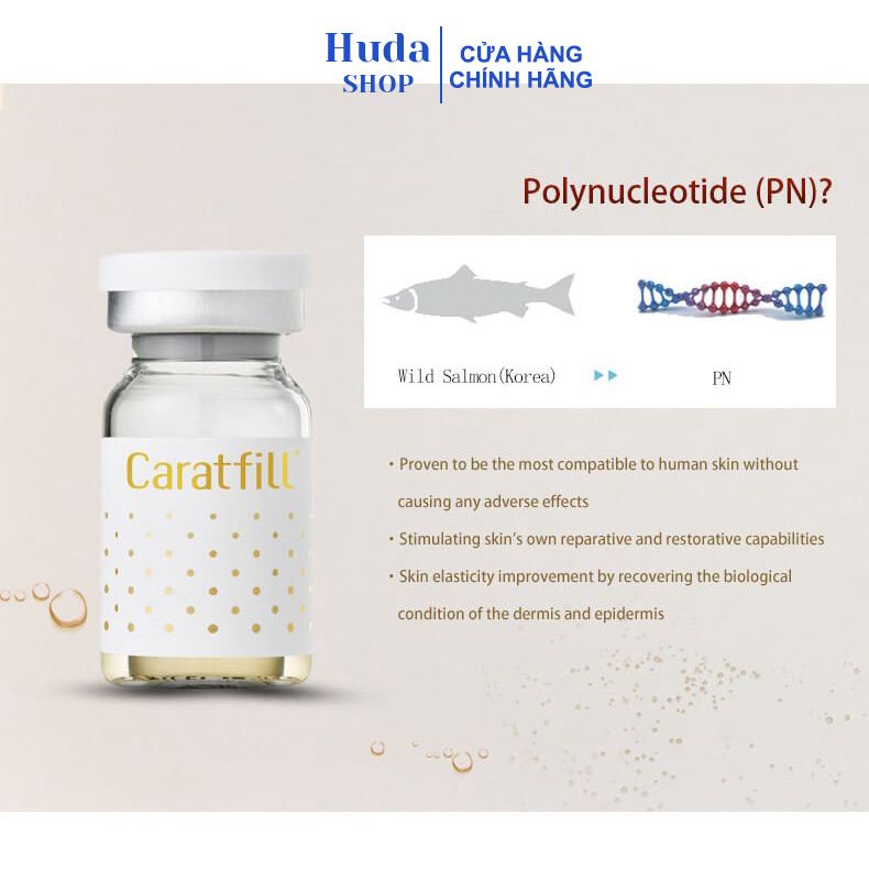 Tinh chất căng bóng Trẻ Hóa Caratfill từ DNA cá hồi