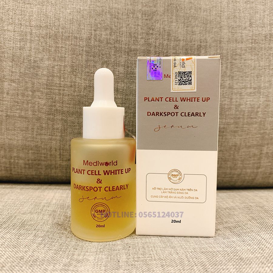 Serum sáng da mờ thâm nám Plant Cell White Up & Darkspot Clearly