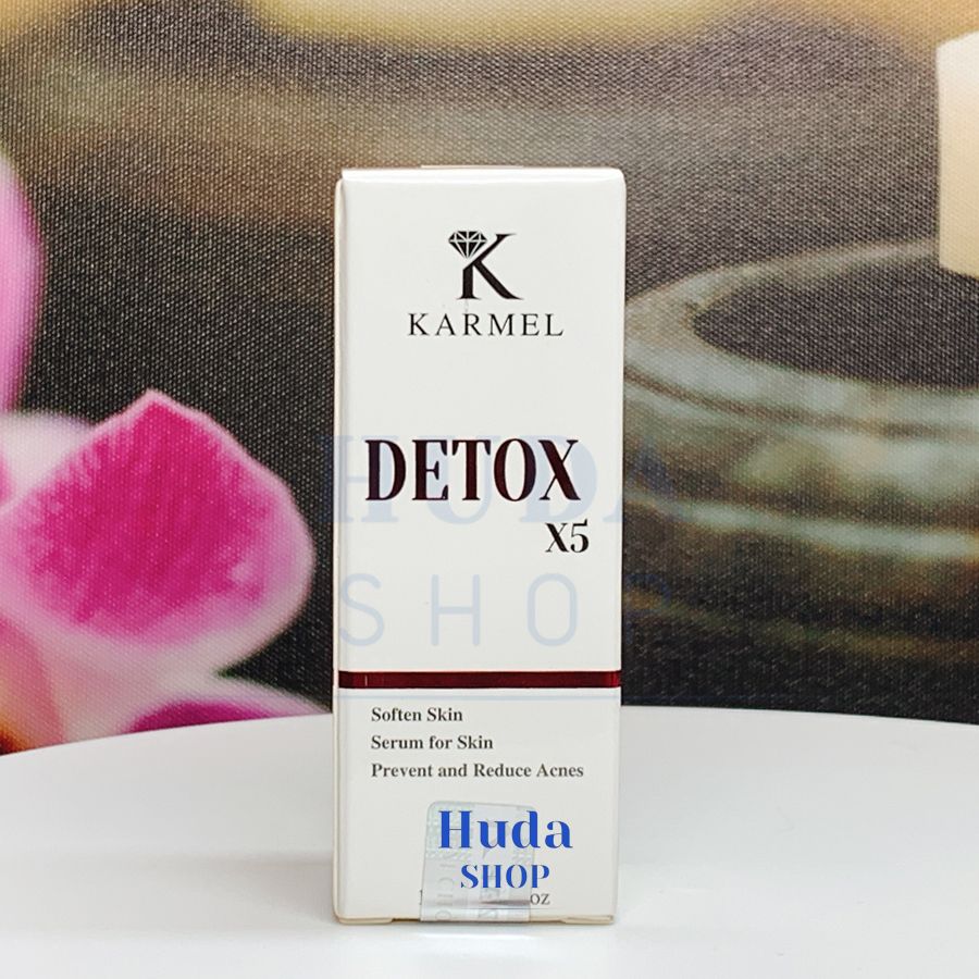 Serum Mụn Detox X5 Karmel 10ml trị mụn ẩn, mụn viêm mờ thâm mụn