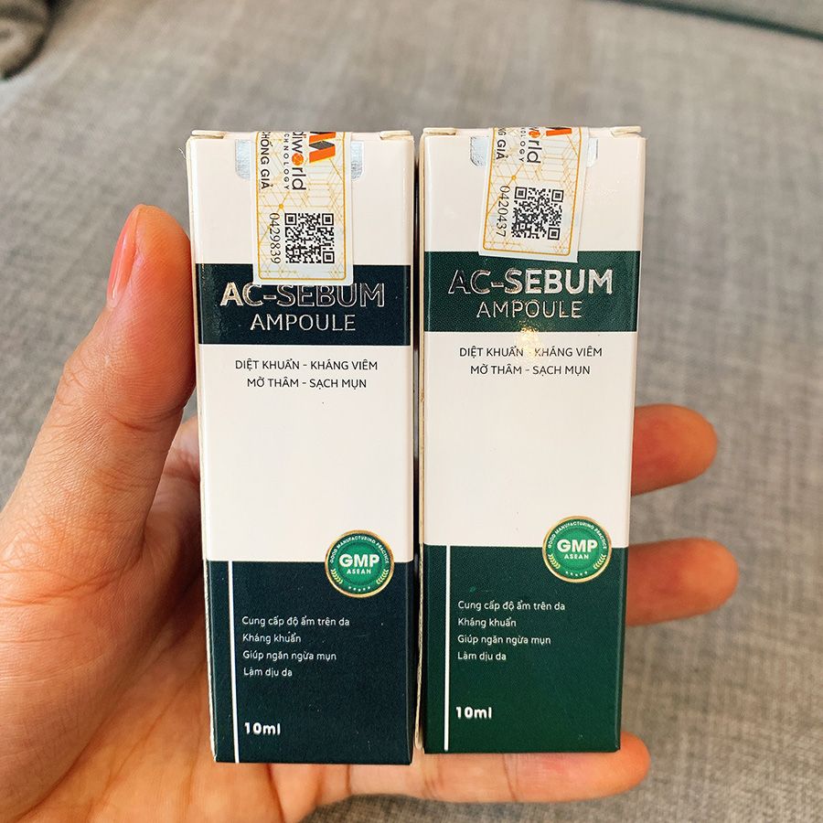 Serum chăm sóc ngăn ngừa mụn Mediworld AC-SEBUM AMPOULE 10ml